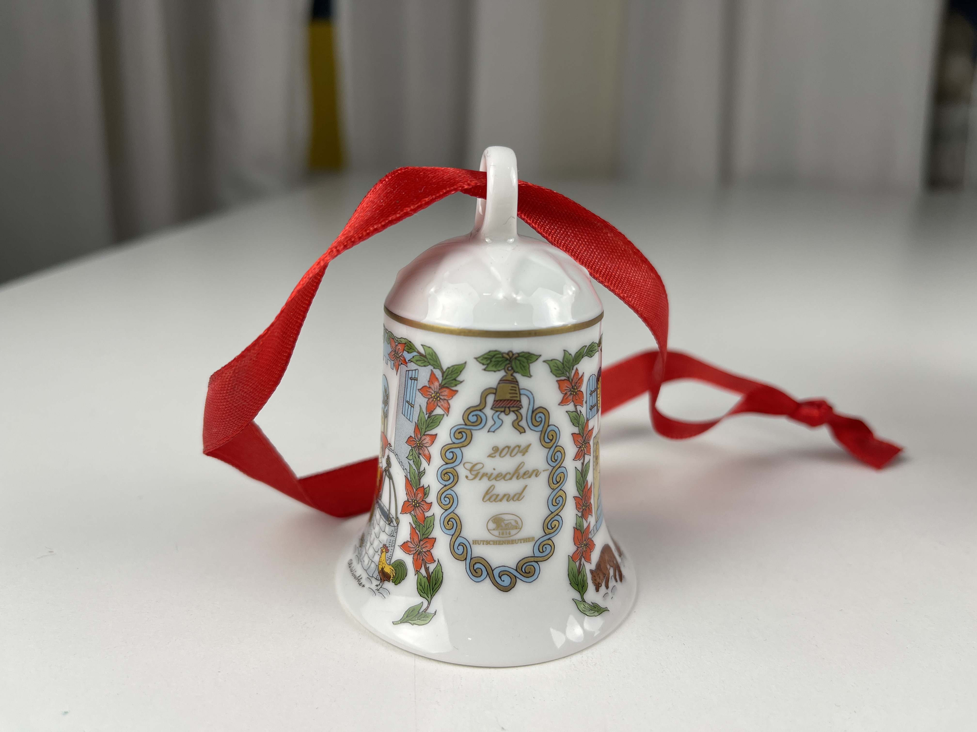  Hutschenreuther 2004 Weihnachtsglocke  7 cm. Top Zustand.   