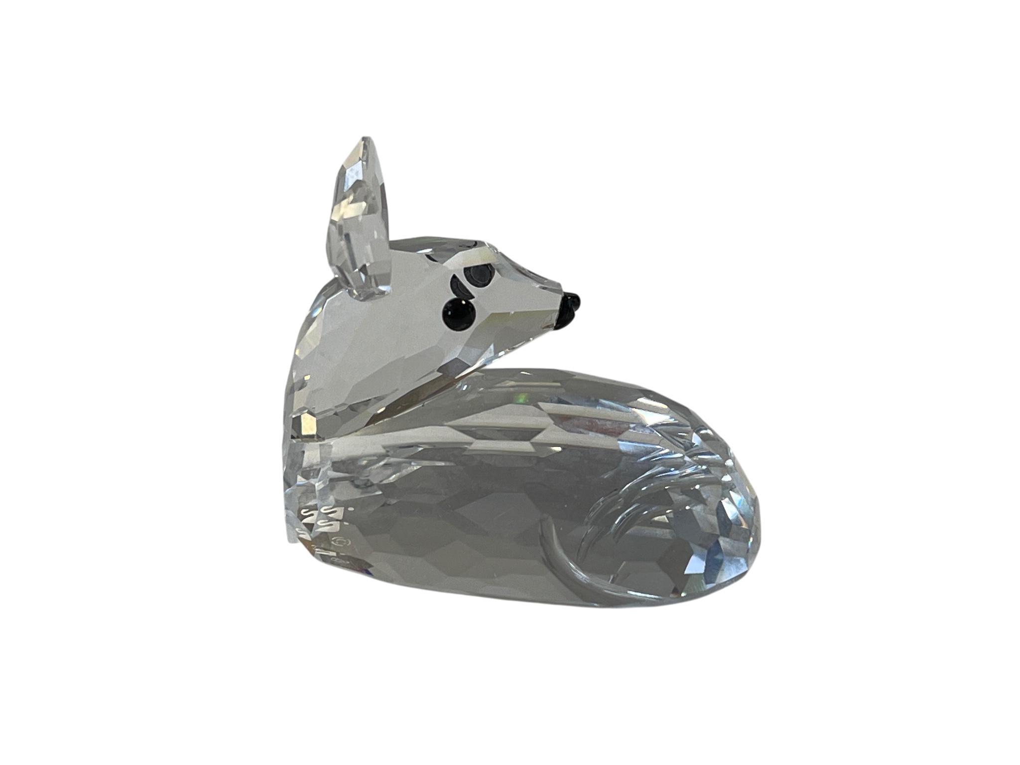  Swarovski Figur Kristall 183271 Rehkitz liegend 4 cm. Top Zustand 