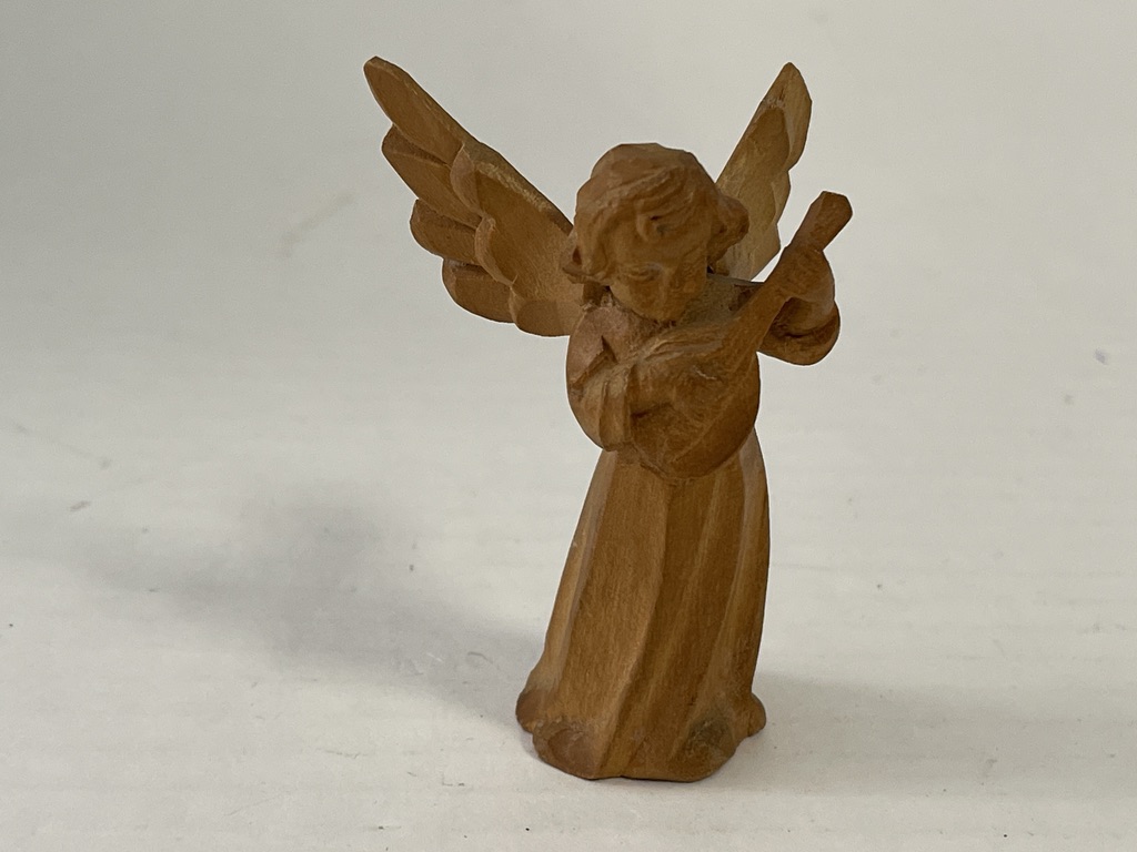  Erzgebirge Figur Engel 7 cm. Zustand siehe Fotos