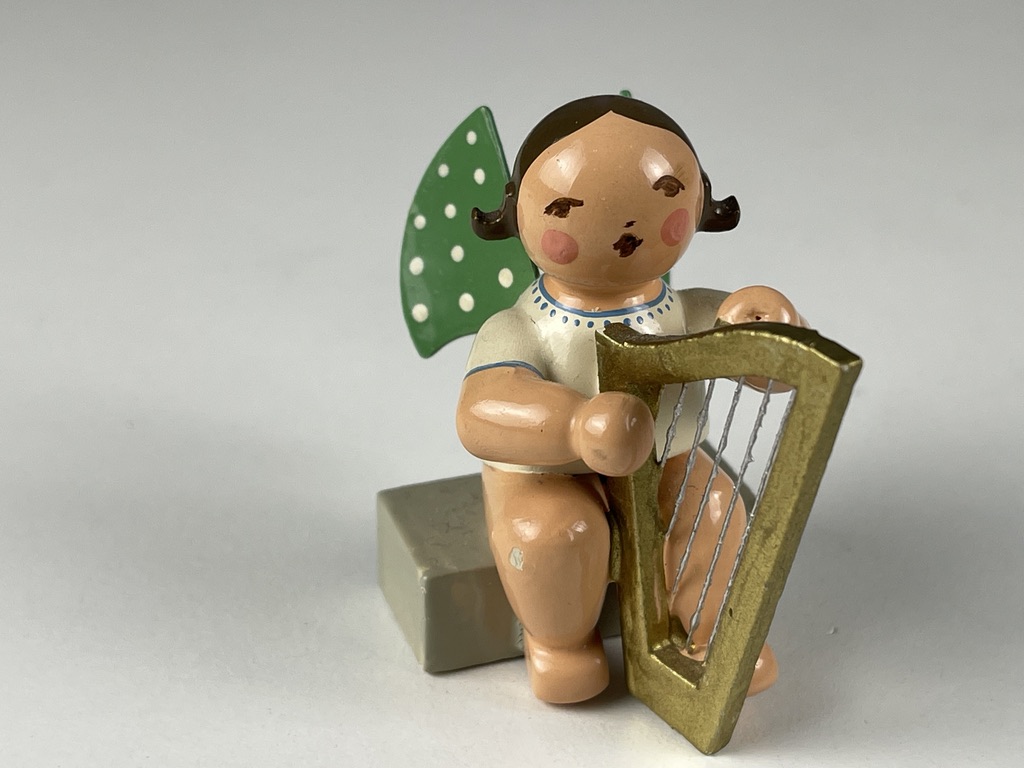 Wendt und Kühn Erzgebirge Figur Engel 5 cm. Zustand  siehe Fotos   