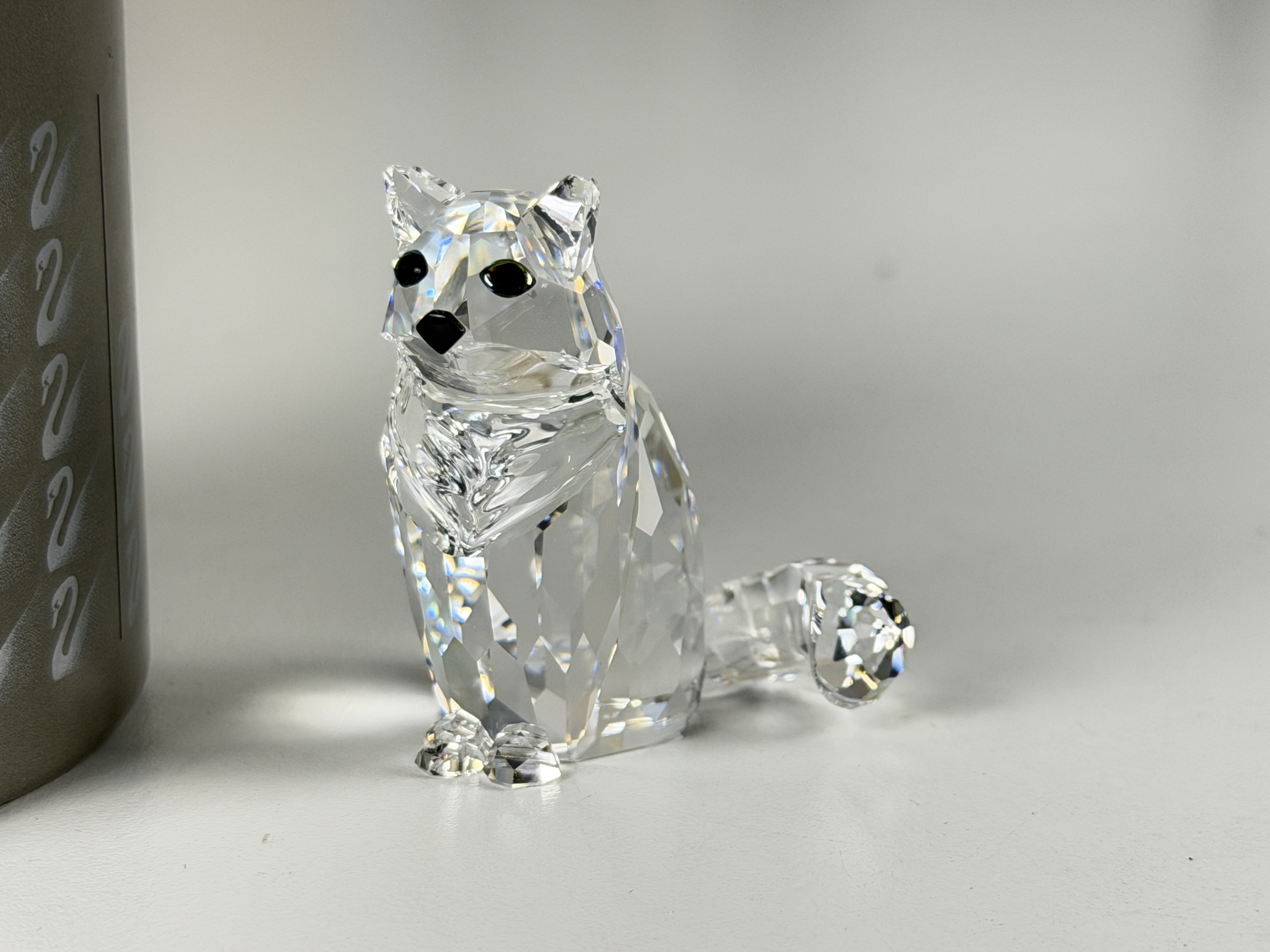 Swarovski Figur 160799 Katze 4,7 cm Ovp & Zertifikat Top Zustand 