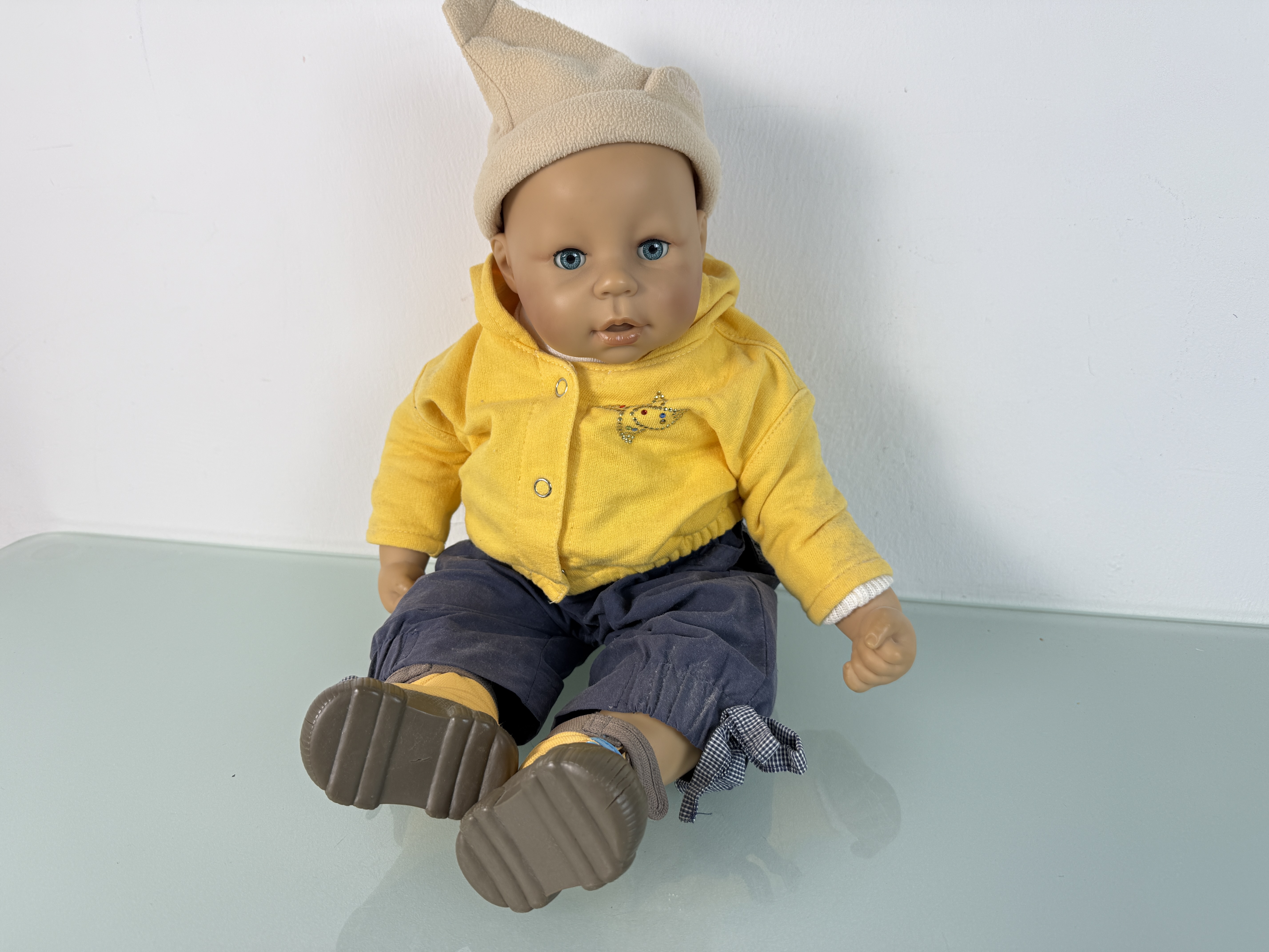 Künstlerpuppe Sammler Vinyl Puppe Zapf 48 cm Zustand Siehe Foto