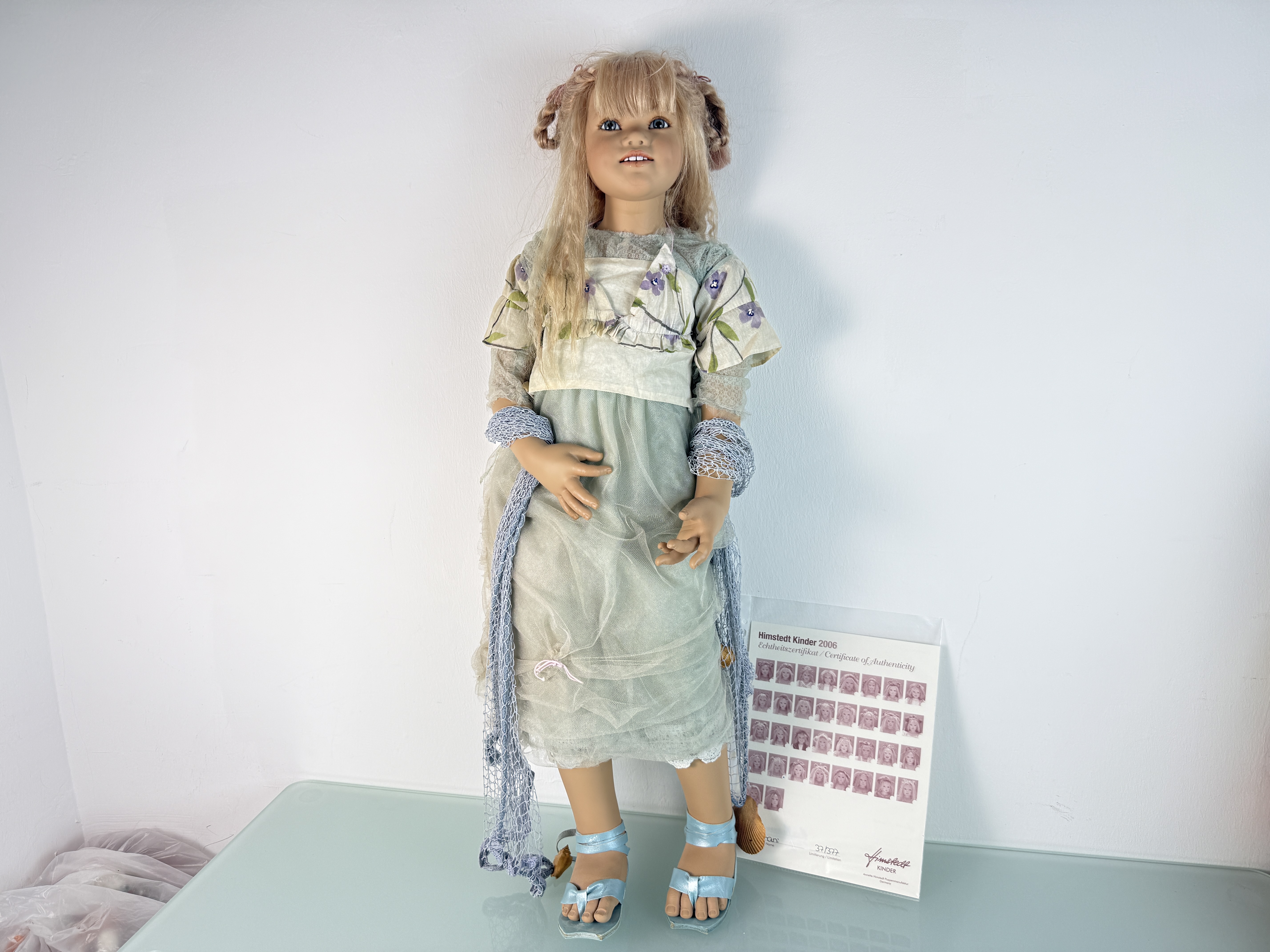 Annette Himstedt Puppe Vinyl Tamani 84 cm. Top Zustand.  