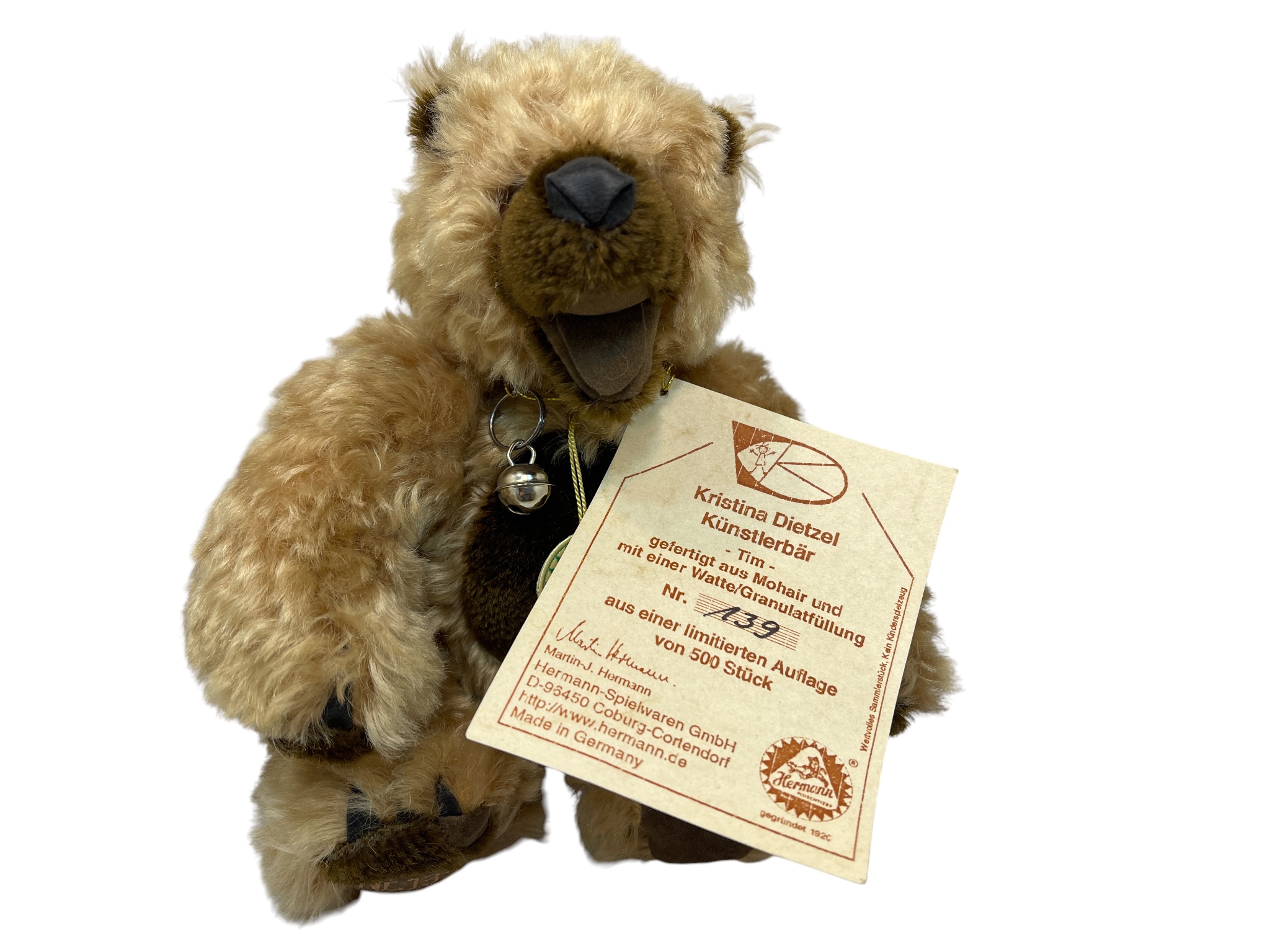 Hermann Teddy Bär 21 cm. Top Zustand 