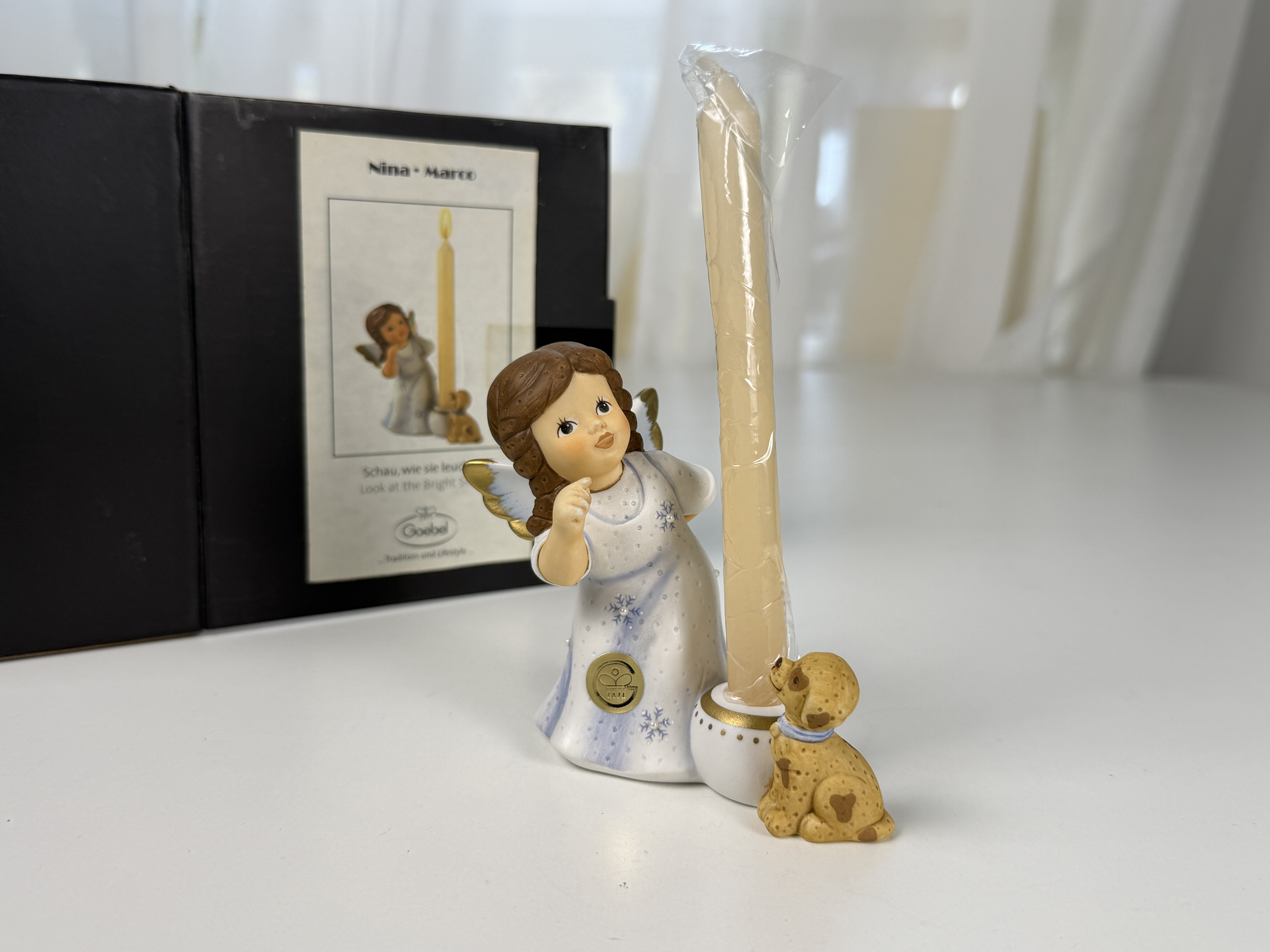 Goebel Figur Nina und Marco Engel Porzellan 9 cm. Top Zustand  
