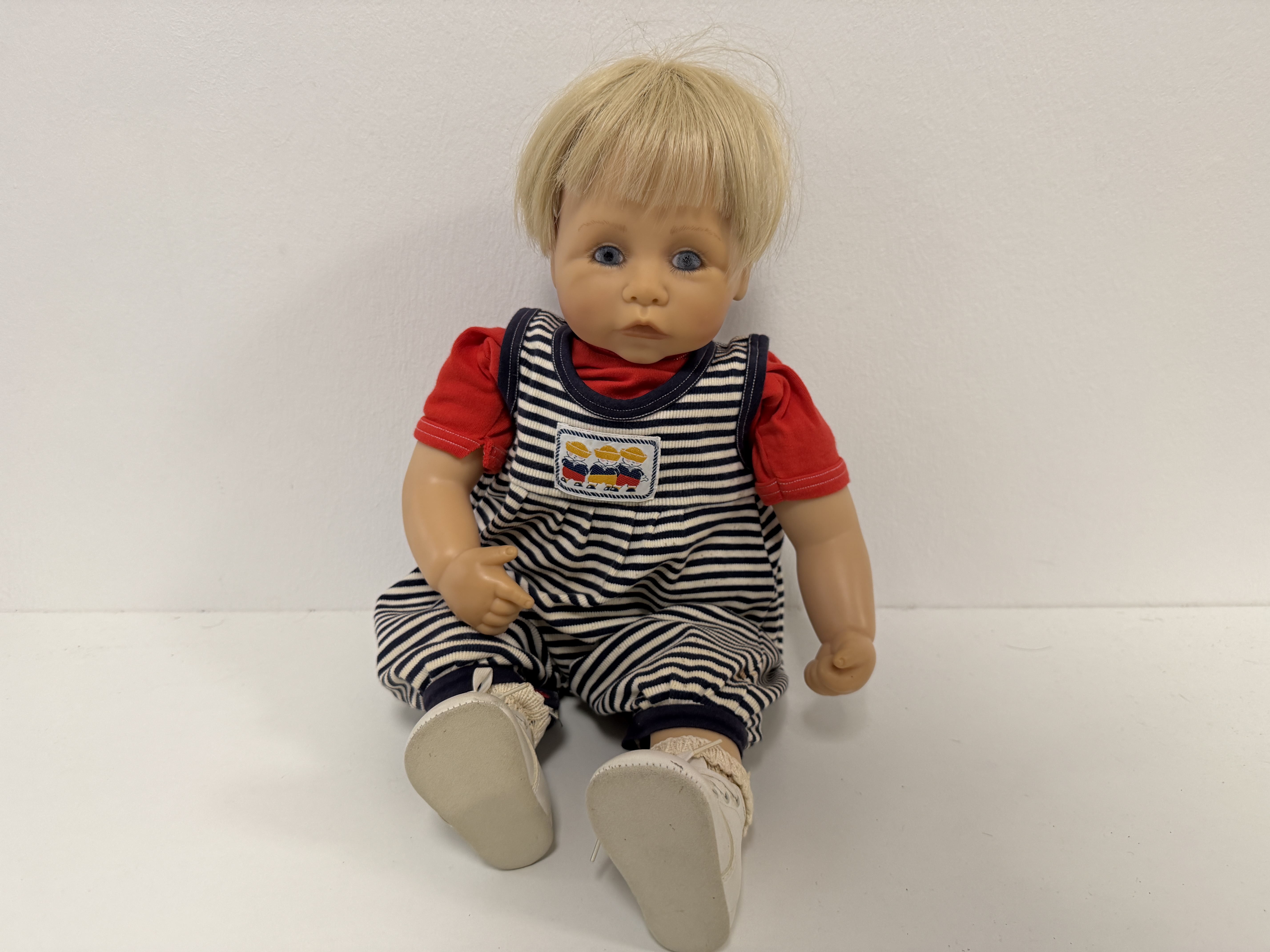 Brigitte Leman Künstlerpuppe Vinyl Puppe 55 cm. Top Zustand.   
