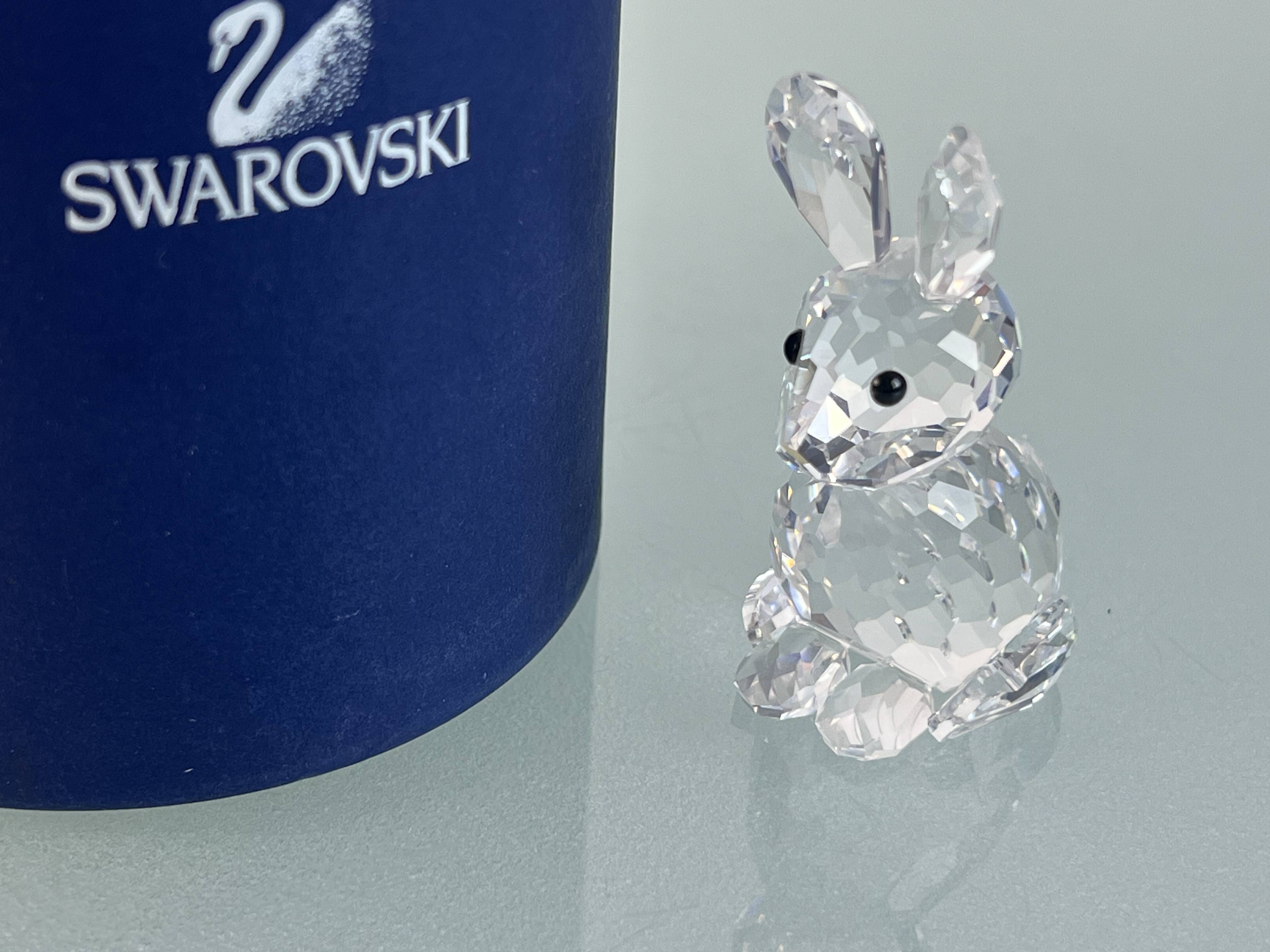 Swarovski Figur 014850 Hase 5,5 cm. Mit OVP + Zertifikat. Top Zustand