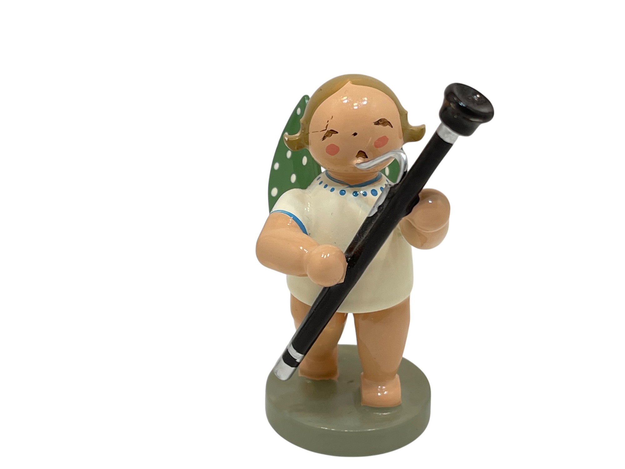 Wendt und Kühn Erzgebirge Figur Engel 7 cm. Top Zustand   