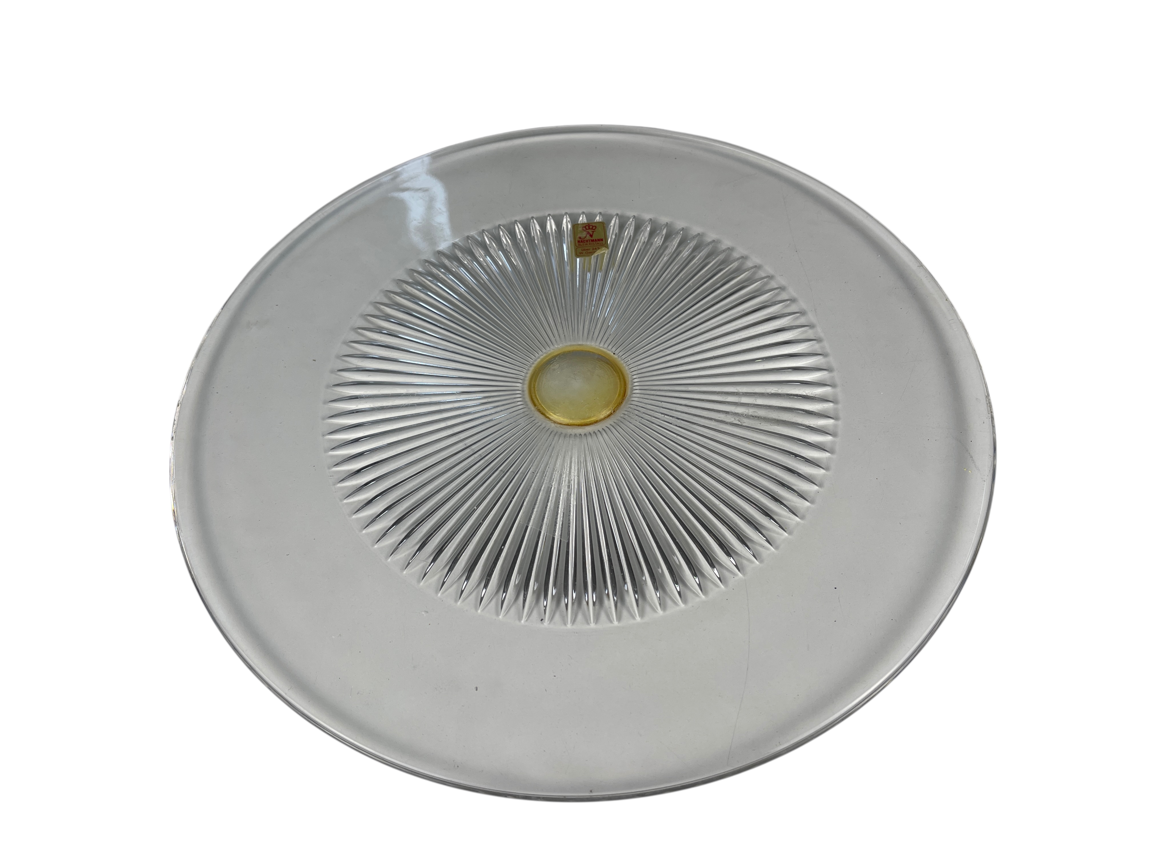 Nachtmann Glas  Sammler Teller 34 cm. Zustand siehe Fotos