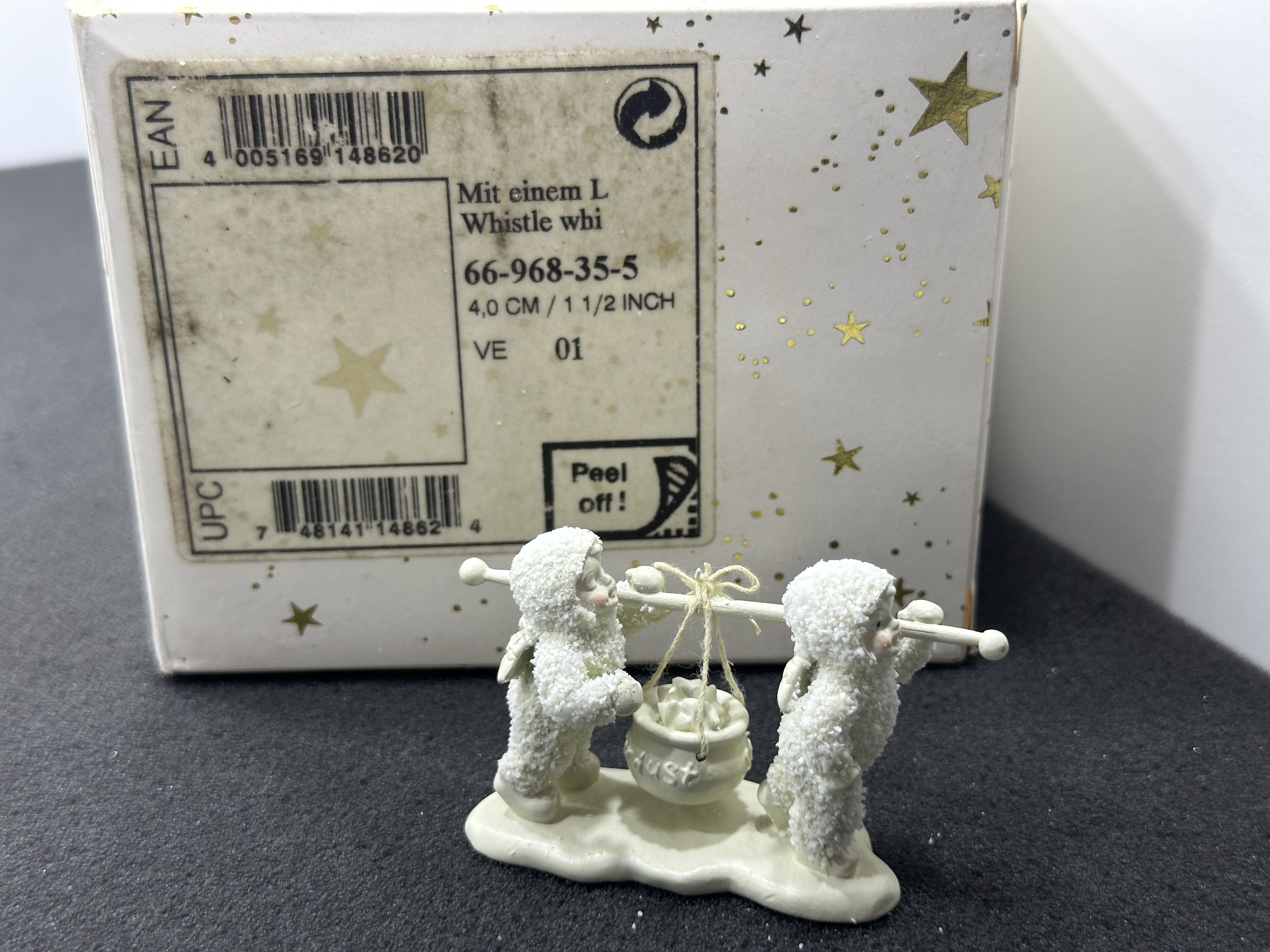 Goebel Figur Snowbabies 4 cm. 1 Wahl unbenutzt mit Ovp Top Zustand