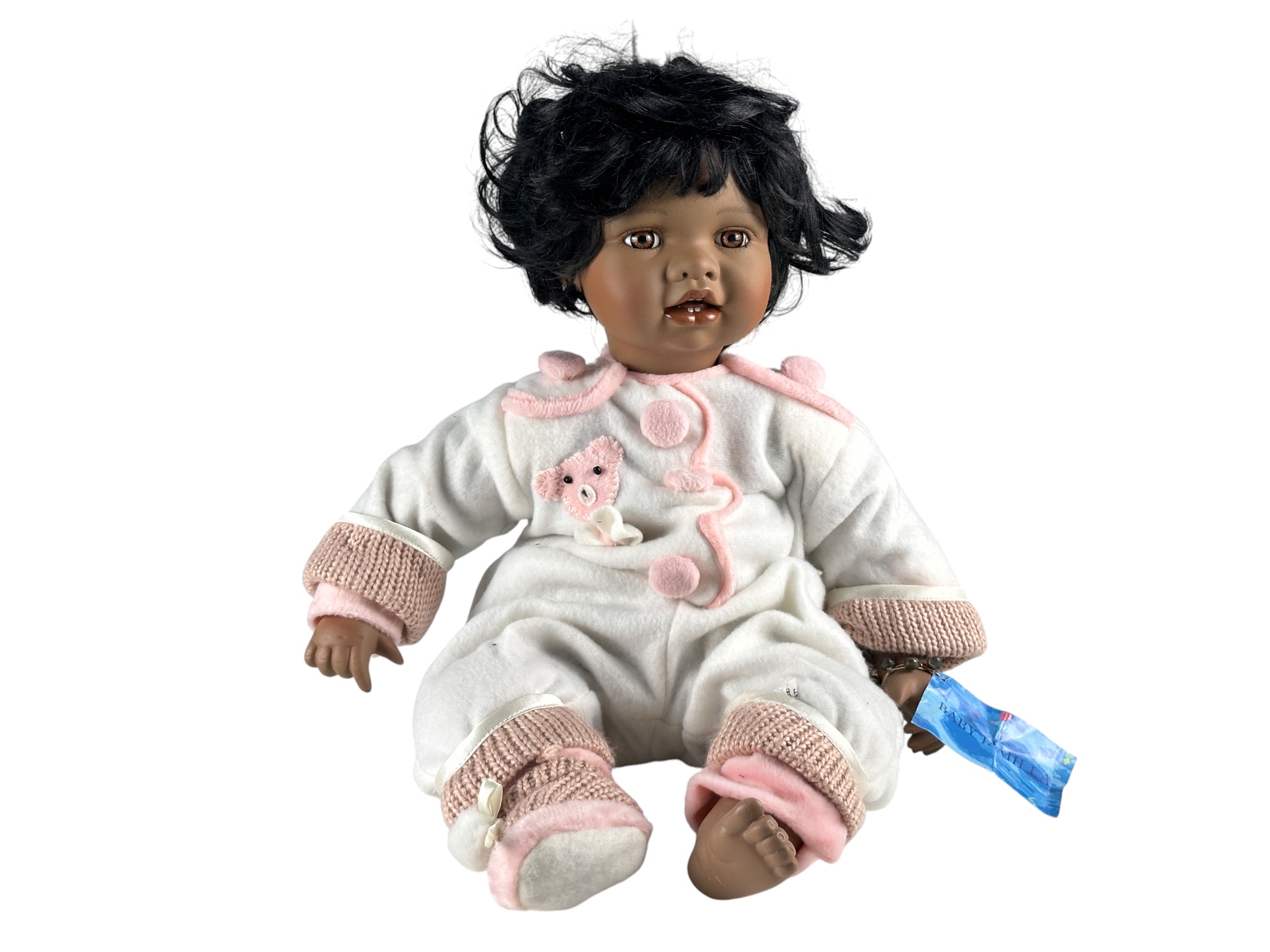 Künstlerpuppe Porzellan Puppe 52 cm. Zustand siehe Fotos