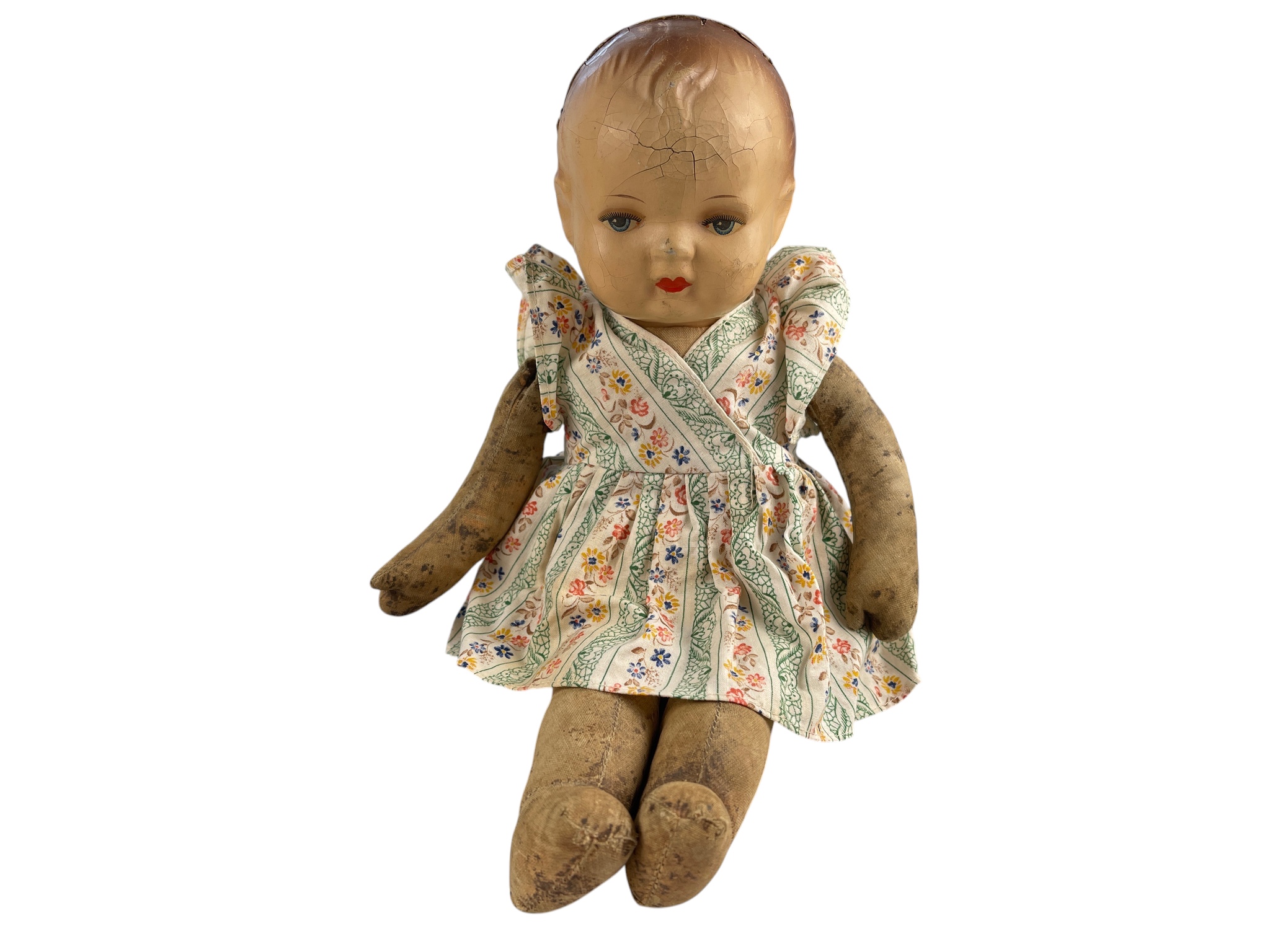 Künstlerpuppe Alte Puppe 33 cm Zustand Siehe Fotos   