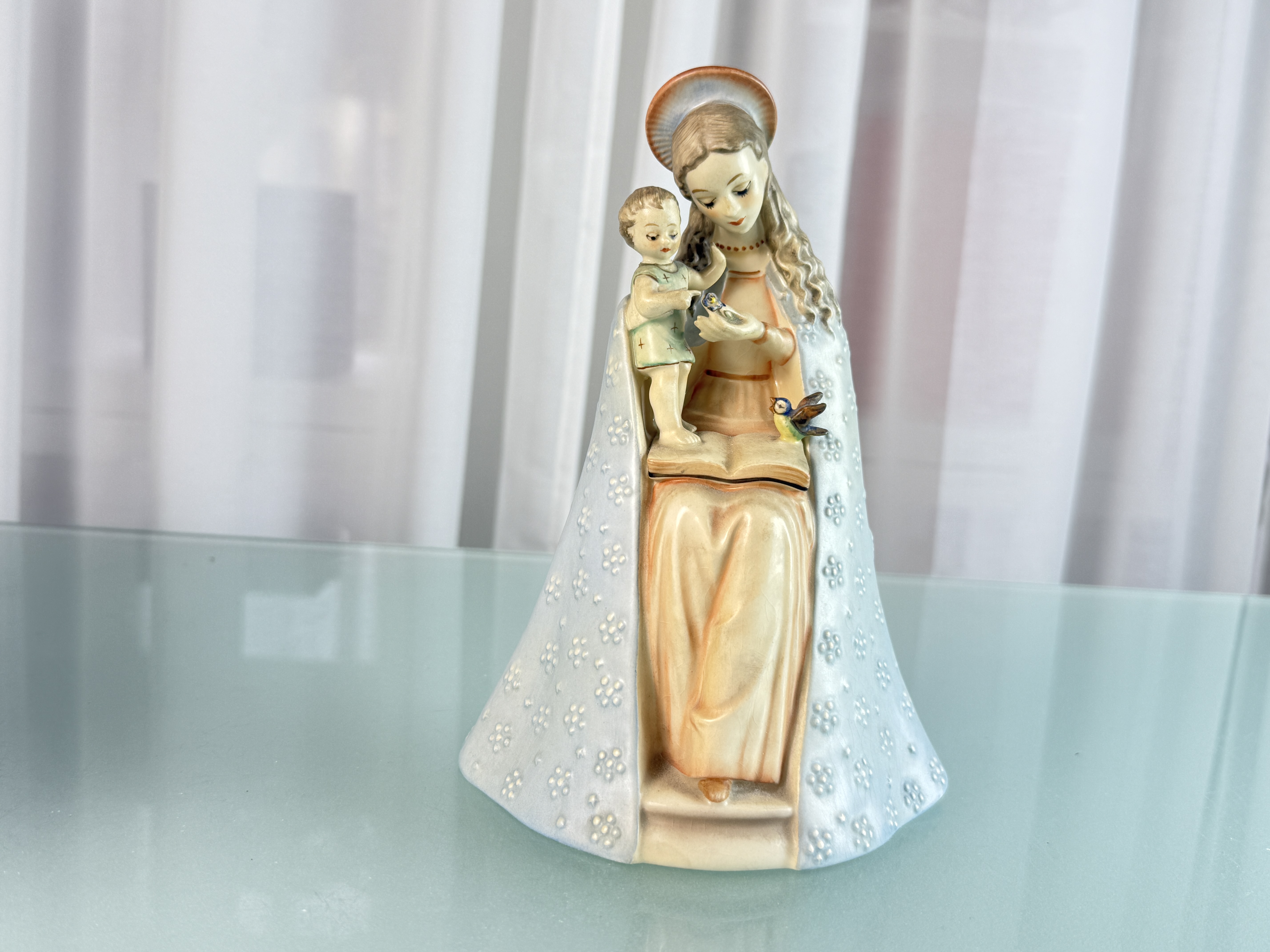 Hummel Figur 10/I Blumenmadonna mit Kind 22 cm. 1 Wahl Top Zustand. 