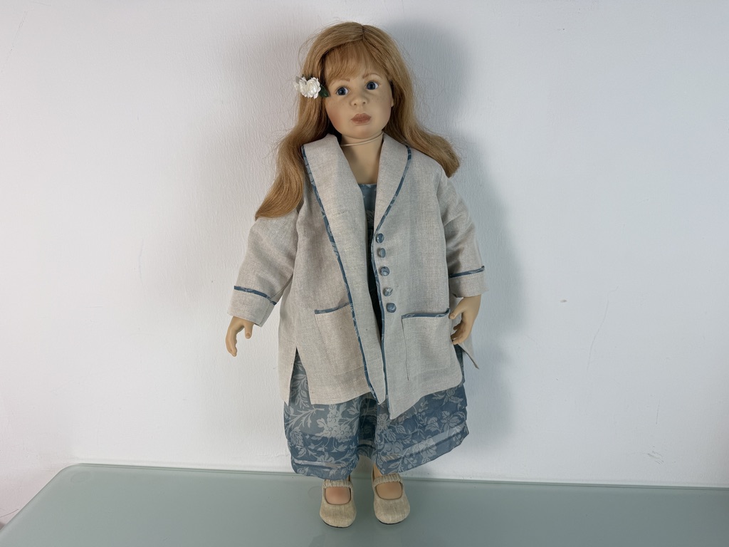 Künstlerpuppe Puppe Heidi Plusczok Vinyl Puppe 68 cm. Top Zustand