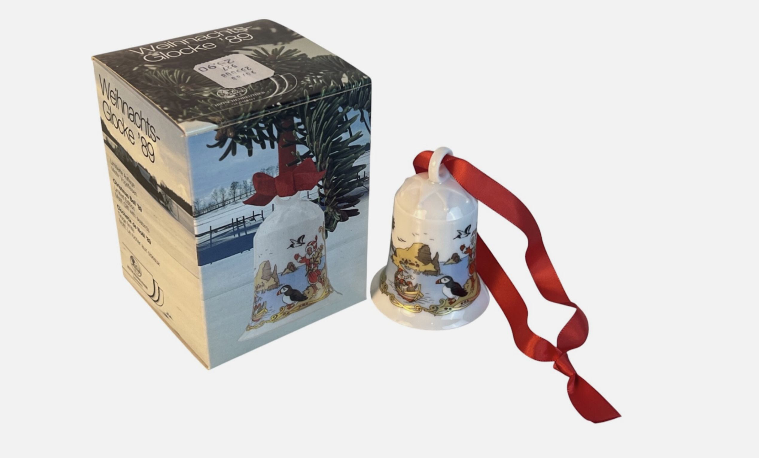  Hutschenreuther Weihnachtsmann Glocke 1989. Top Zustand.  Aktion