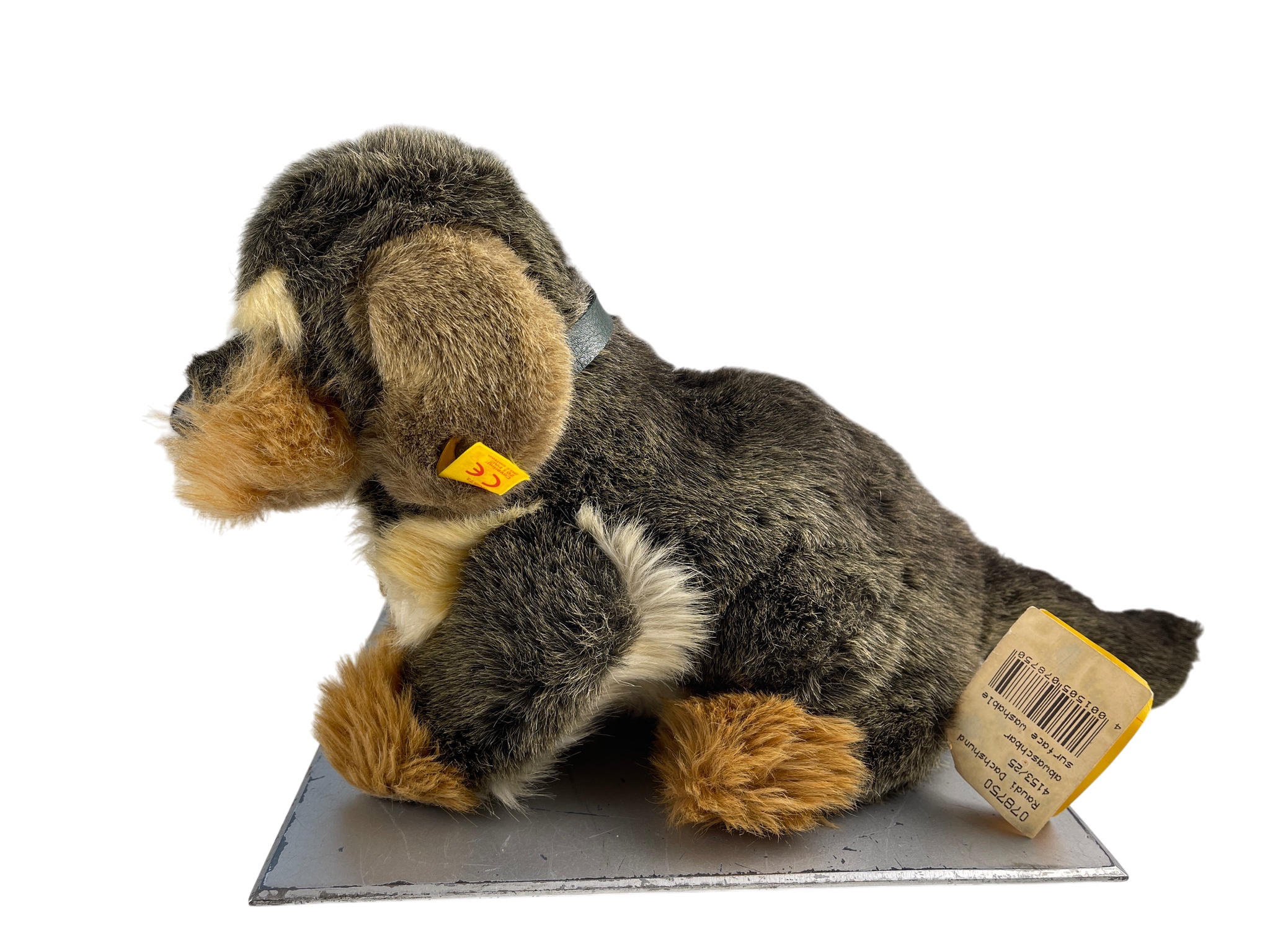 Steiff Tier Sammler Stofftier 4153/25 Hund Dackel 22 cm Top Zustand 