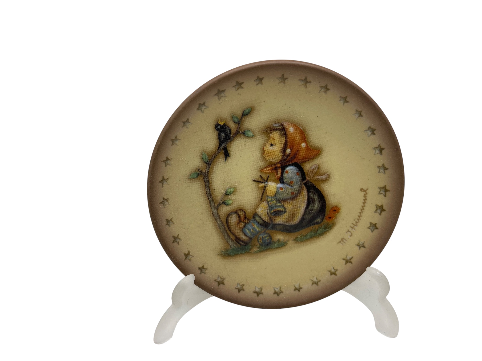  M.I. Hummel Teller  Ø 8,5 cm. 1 Wahl. Top Zustand.