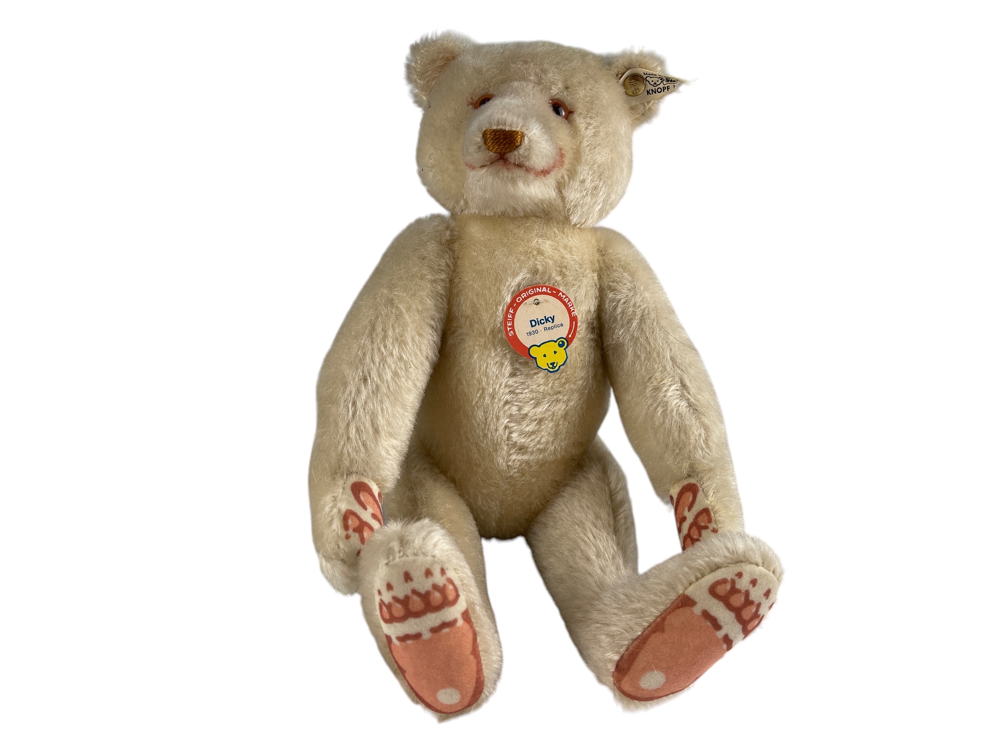 Steiff Tier Bär  Dicky Teddybär 31 cm. Guter Zustand    