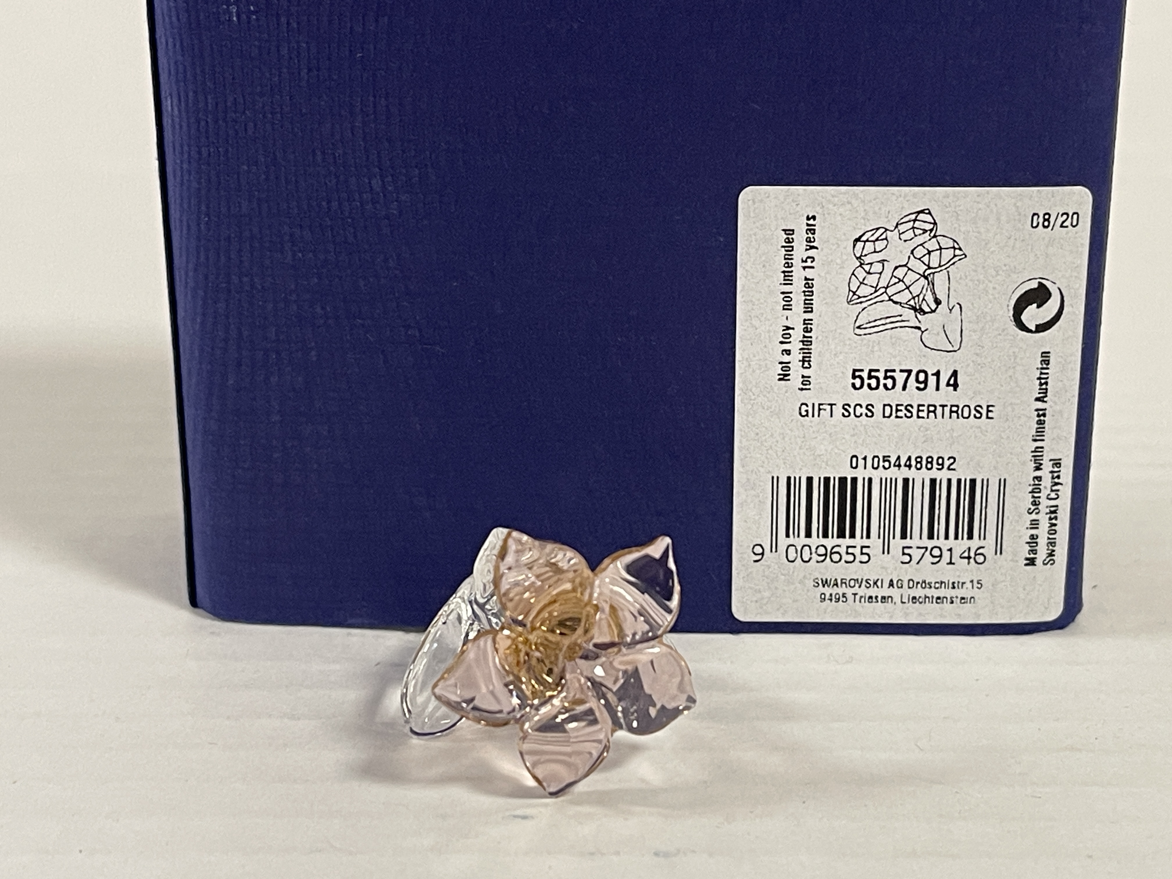  Swarovski Figur 5557914 Mitgliedsgeschenk Wüstenrose 3 cm. Ovp Top Zustand    