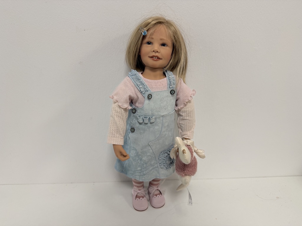 Sieglinde Frieske Künstlerpuppe Vinyl Puppe 56 cm. Top Zustand.