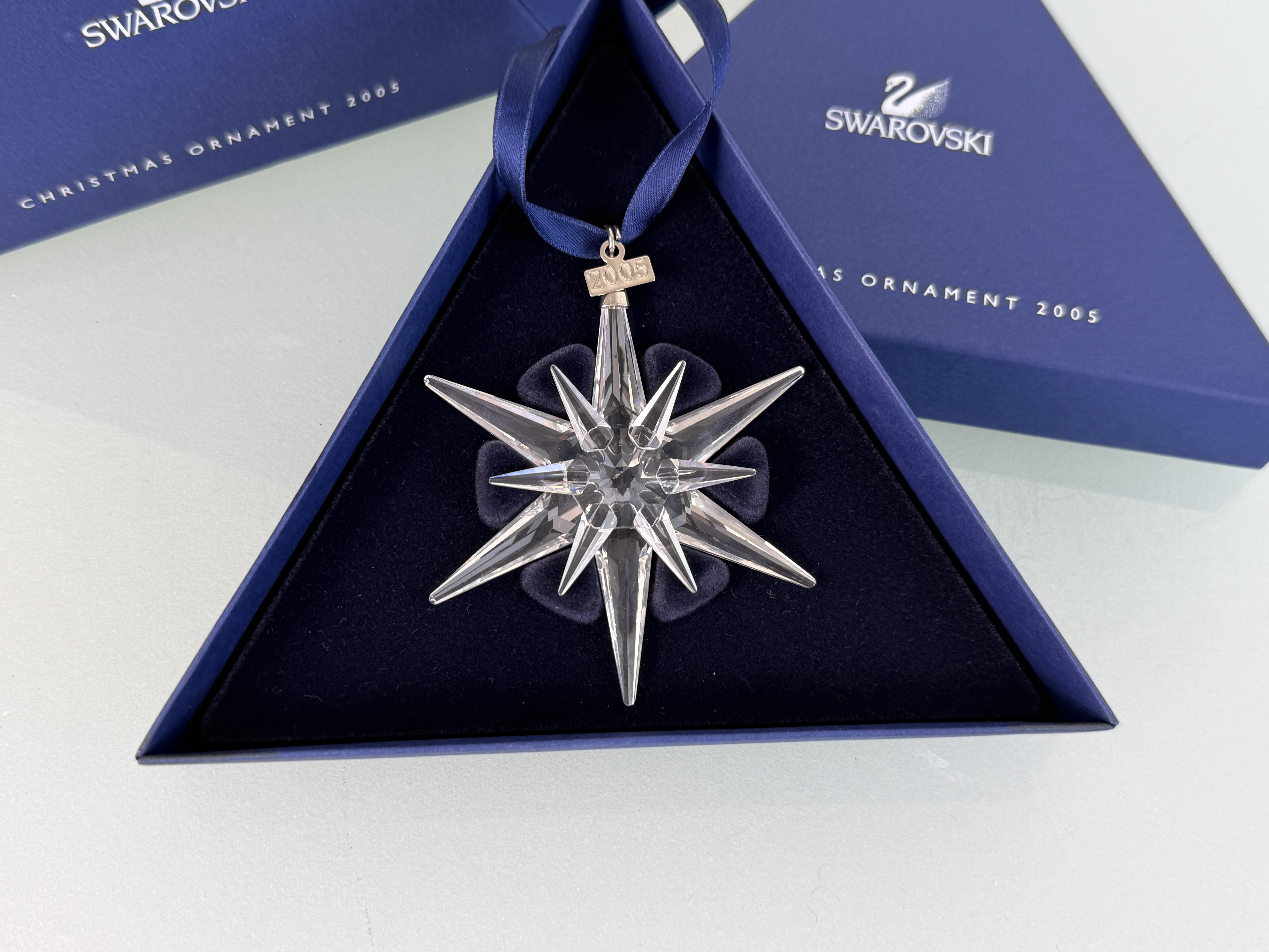 Swarovski Figur 680502 Weihnachtsstern 2005 Groß 8 cm. Ovp Zertifikat  Top Zustand 