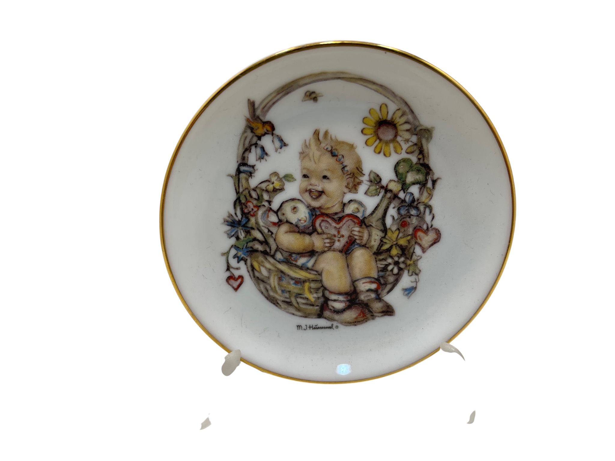  M.I. Hummel x Reutter Teller Porzellan 9,5 cm Ø. 1 Wahl. Top Zustand.    