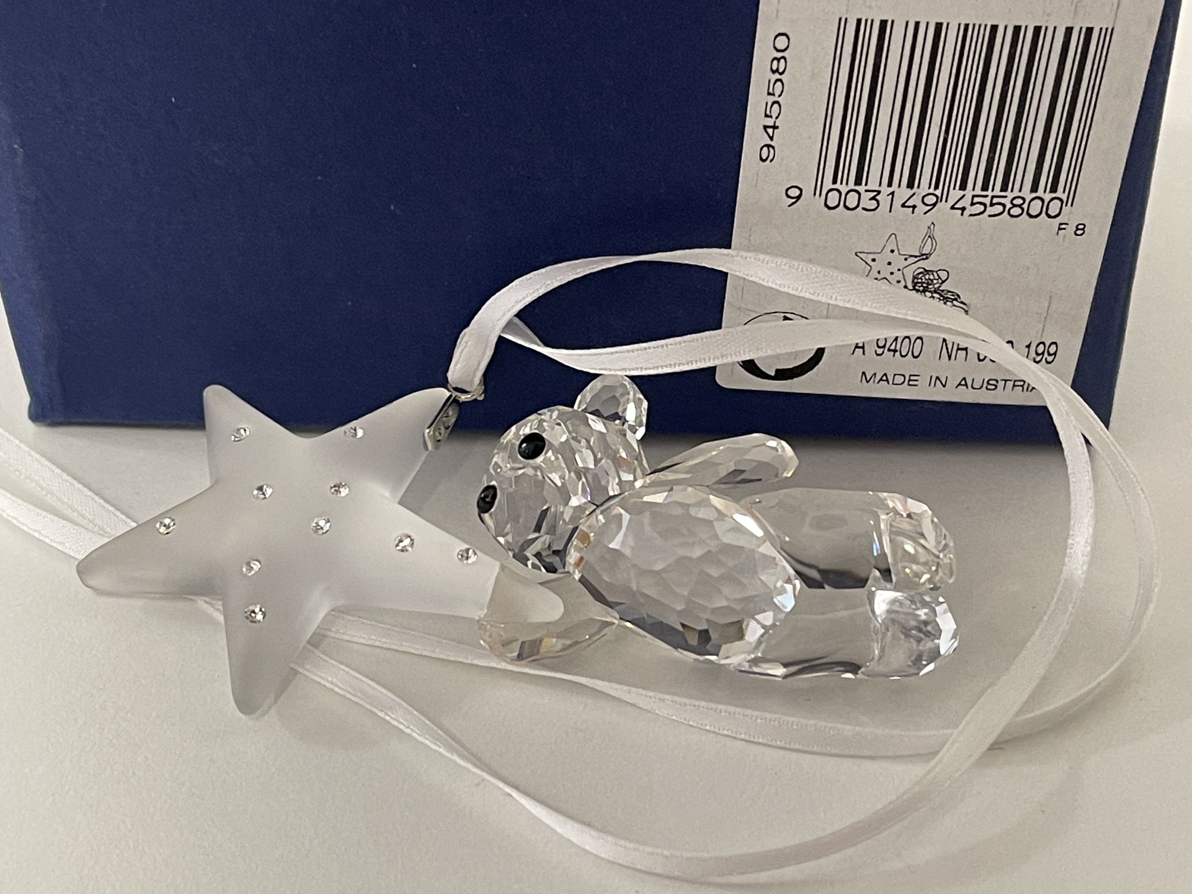 Swarovski Figur 945580 Kris Bär Ornament 8,1 cm. Inkl. Ovp & Zertifikat - Zustand siehe Fotos 