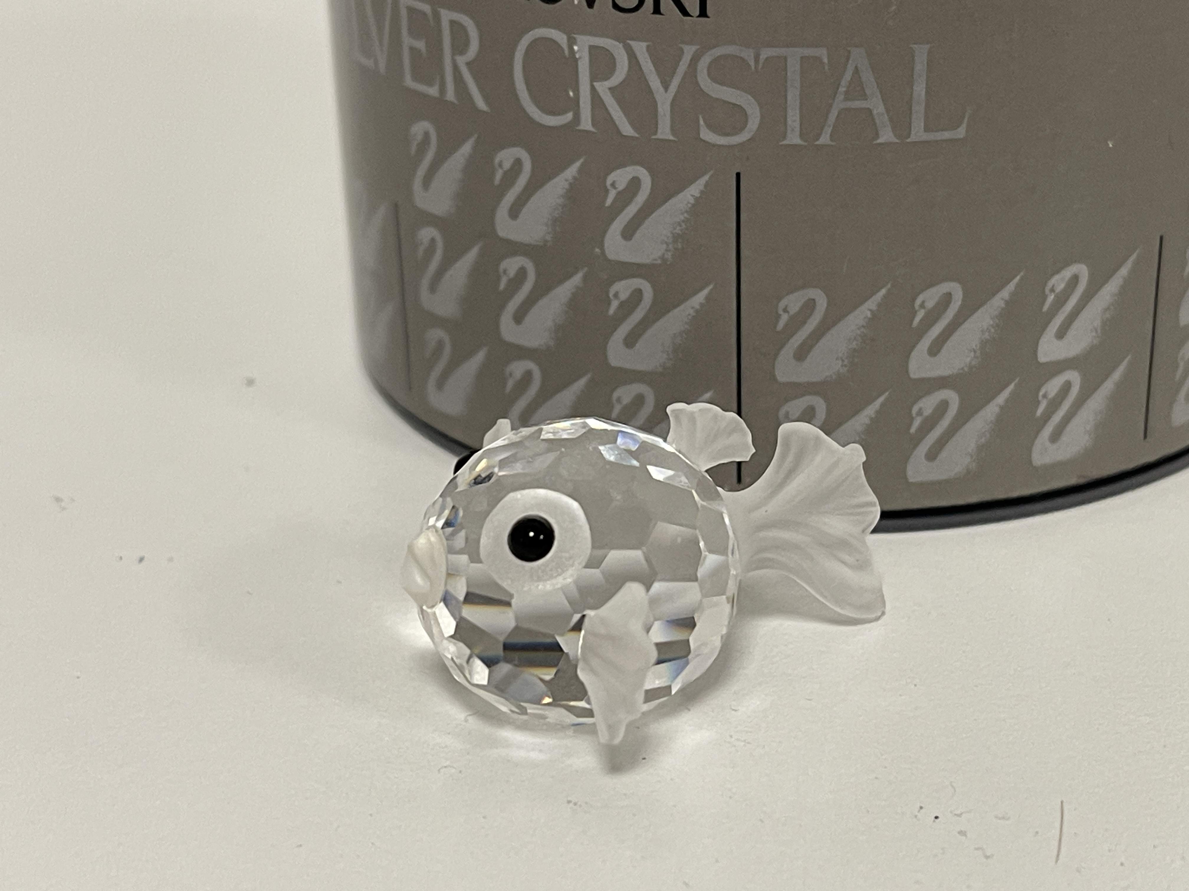  Swarovski Figur 013960 Kugelfisch 4 cm. mit Ovp & Zertifikat. Top Zustand.  