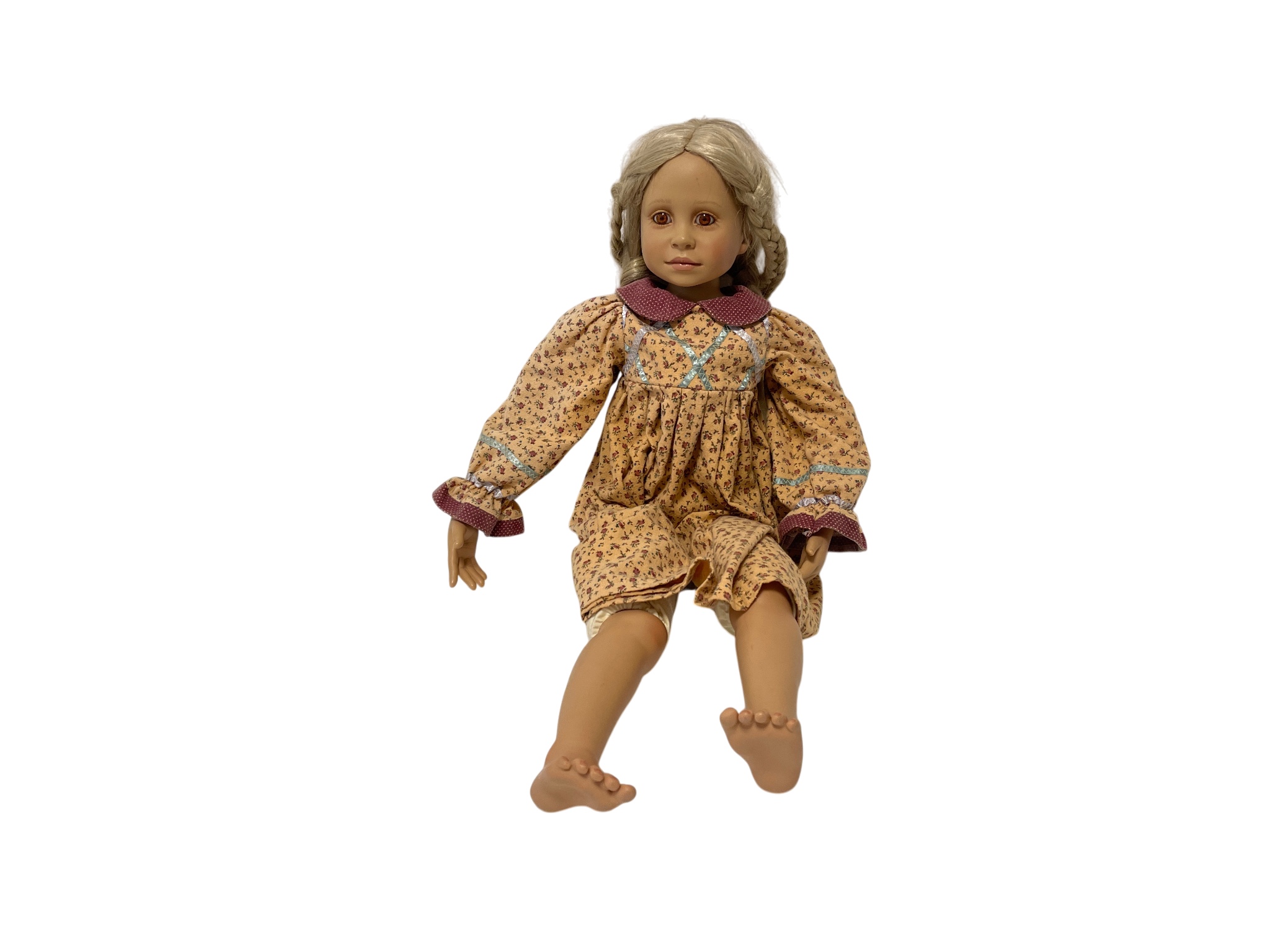 Künstlerpuppe Pamela Erff Vinyl Puppe 73 cm. Top Zustand    
