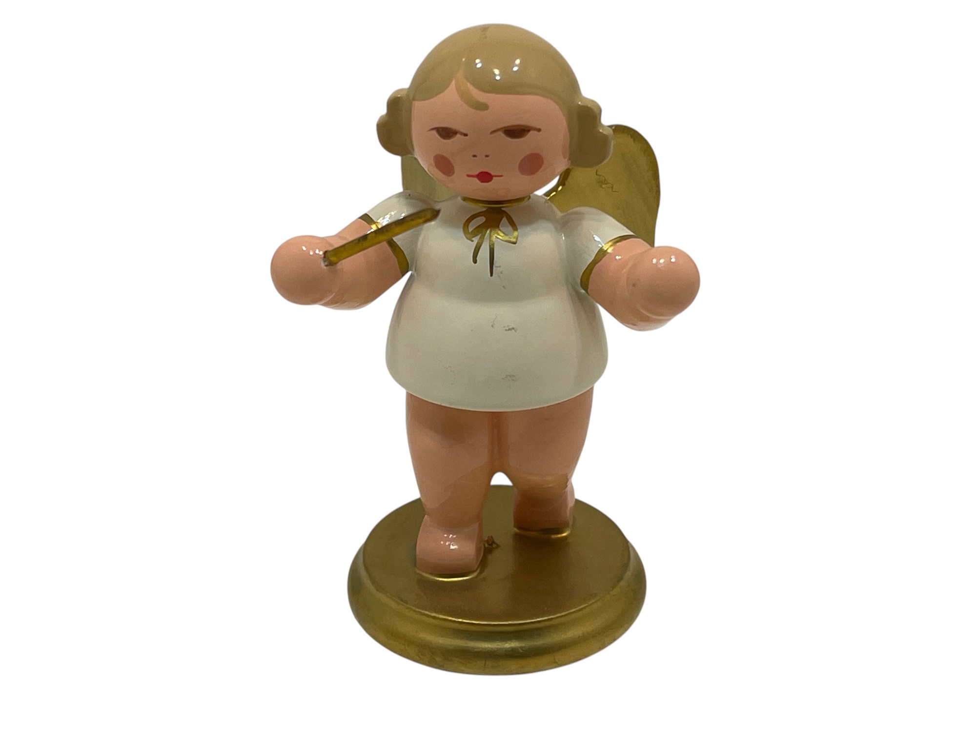 Erzgebirge Figur Christian Ulbricht Engel 6,5 cm. Top Zustand   