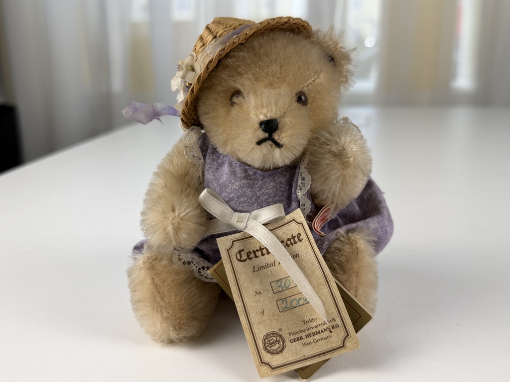 Hermann Teddy Bär 16 cm. Nichtraucherhaushalt. Top Zustand   