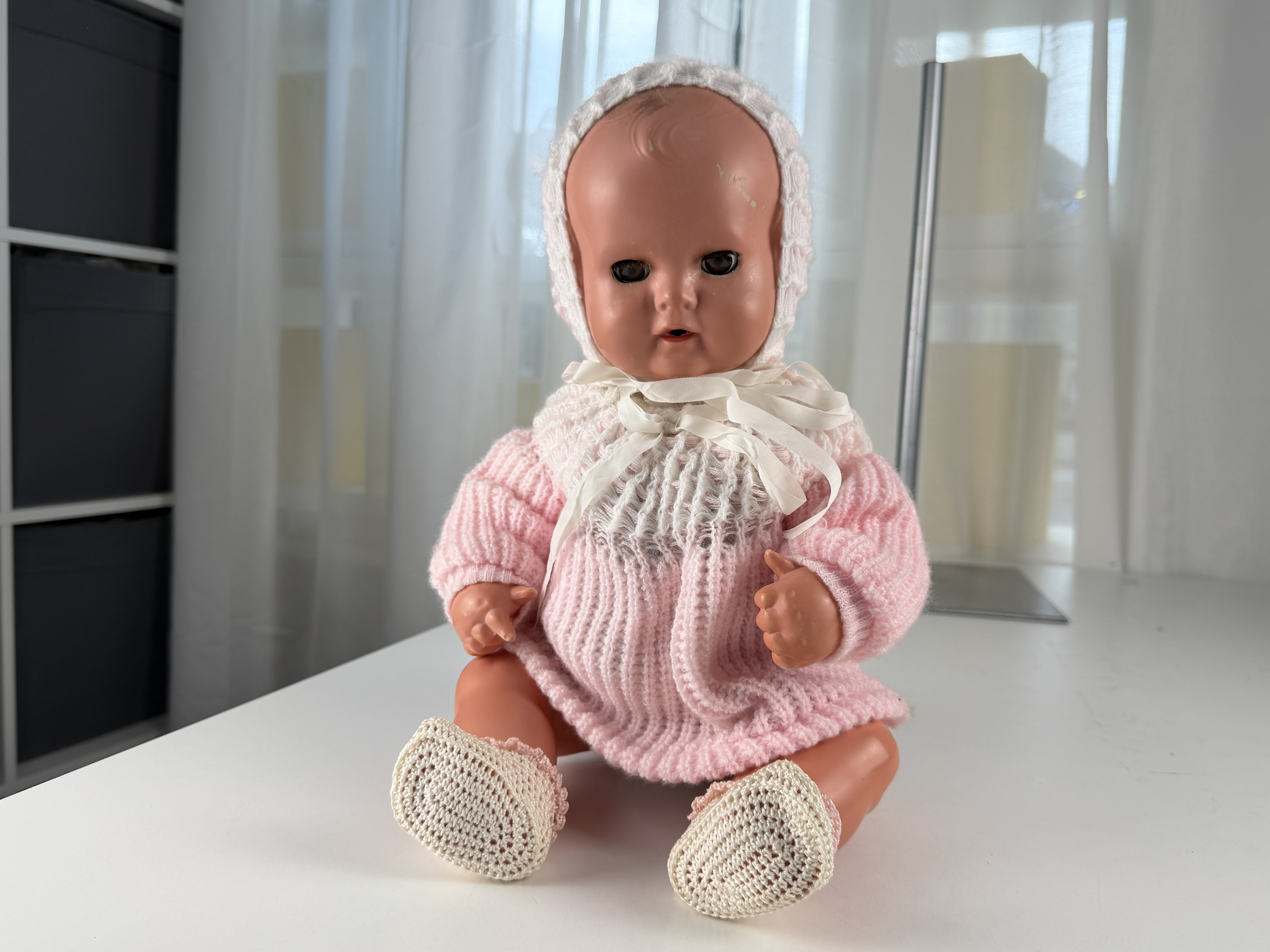 Schildkrötpuppe Puppe Tortulon 45 cm Top Zustand siehe Fotos 