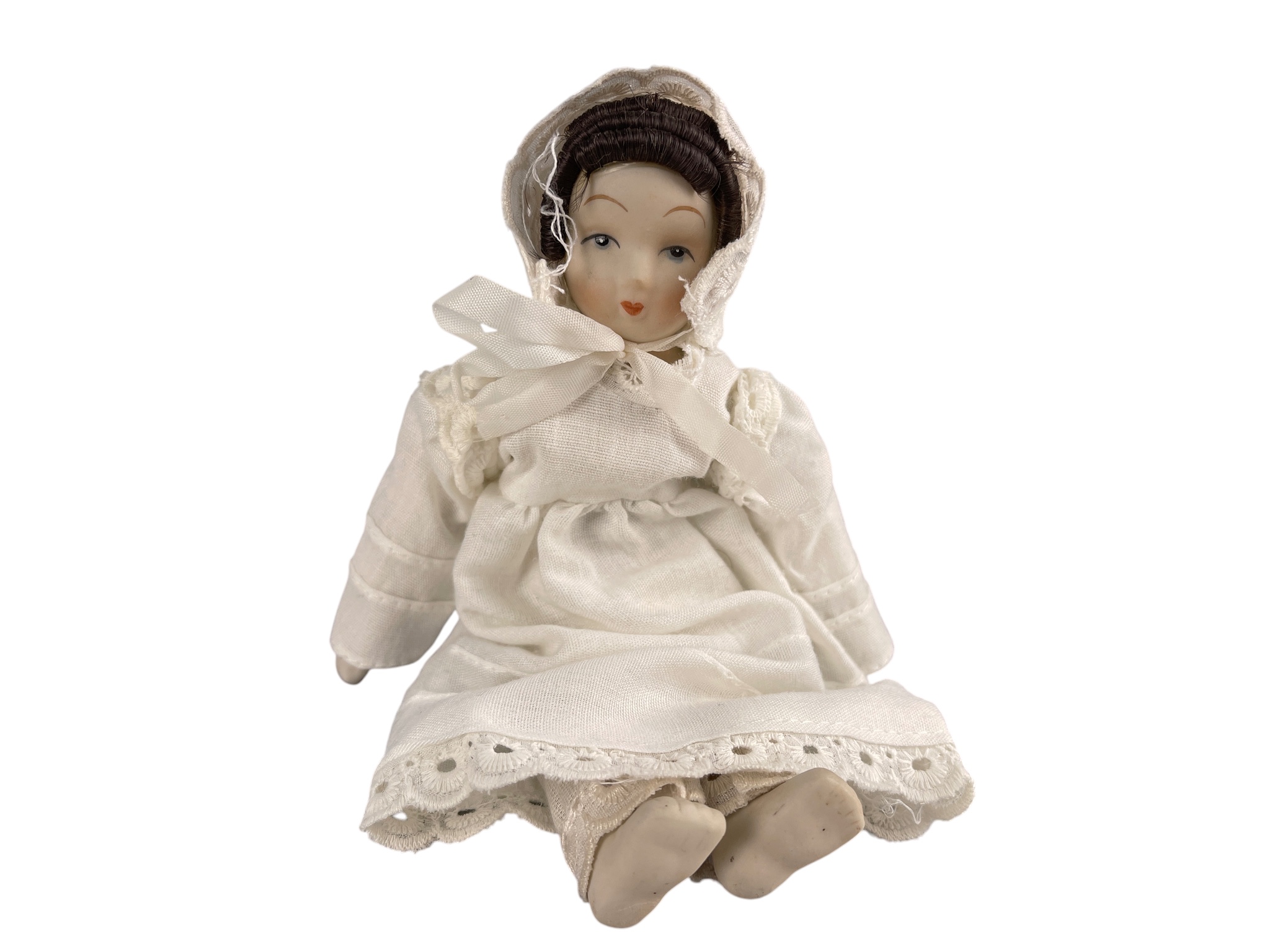 Sammler Porzellan Puppe 19,5 cm Zustand siehe Fotos  