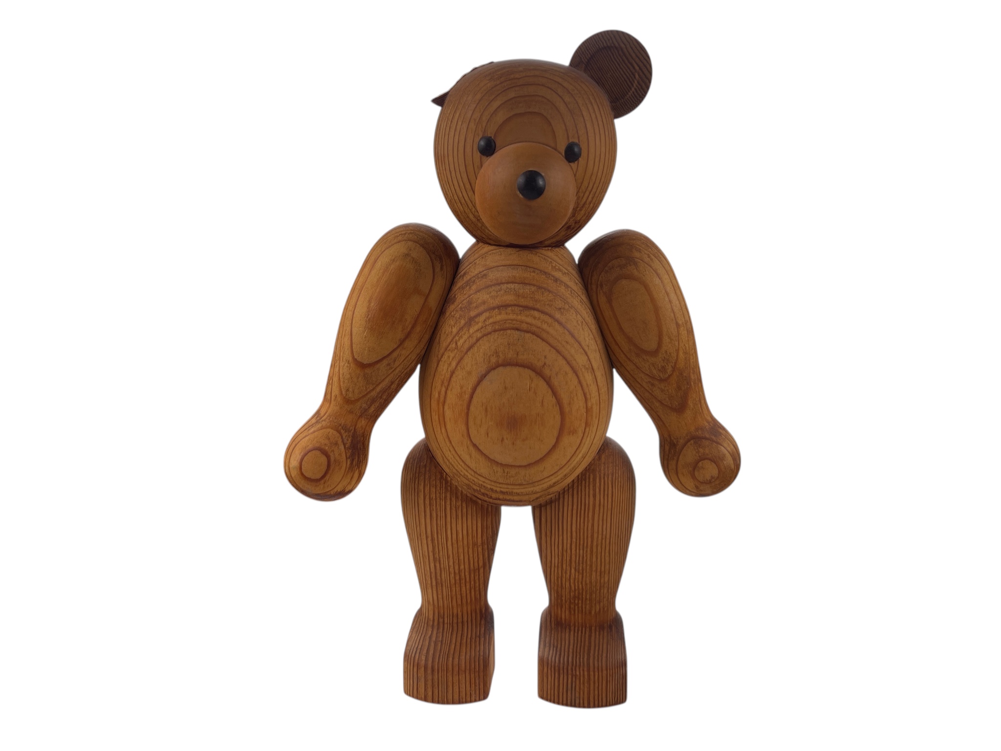 Erzgebirge Seiffener Figur Teddybär 28 cm. Zustand siehe Fotos   