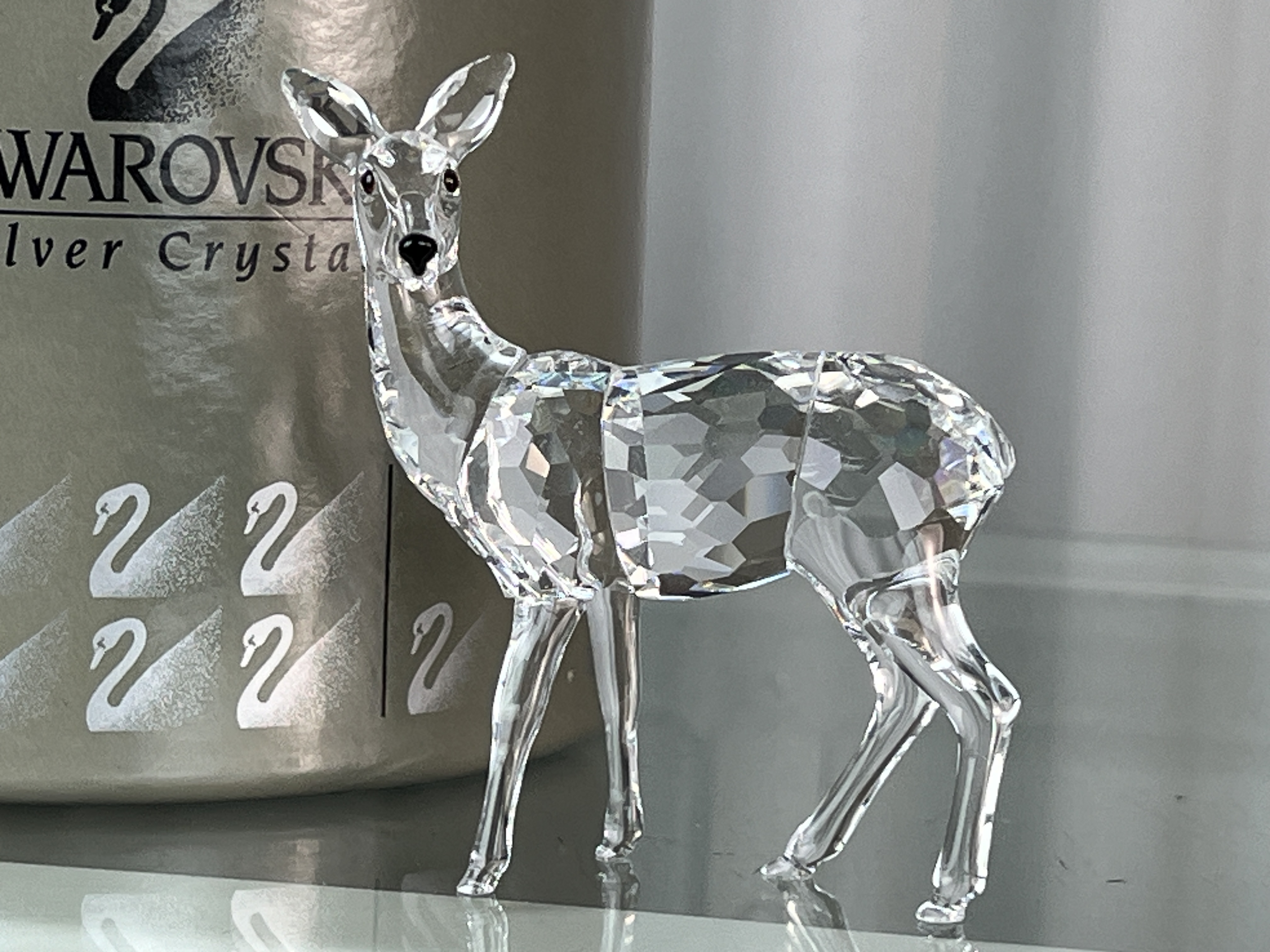  Swarovski Figur 247963 Reh Mutter 9,5 cm. mit Ovp & Zertifikat. Top Zustand