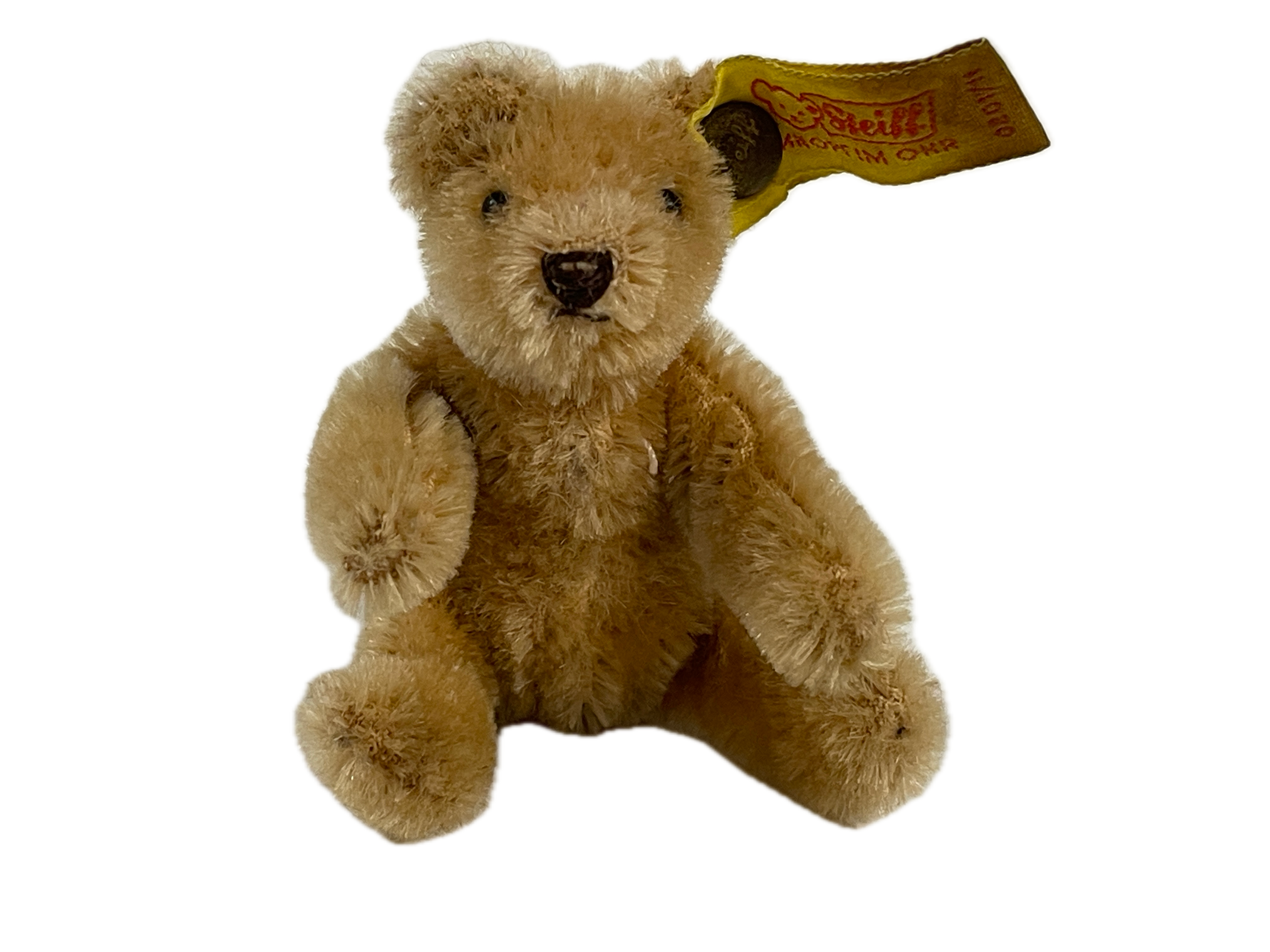  Steiff Tier 0201/11 Bär Teddy 8 cm. - Guter Zustand   