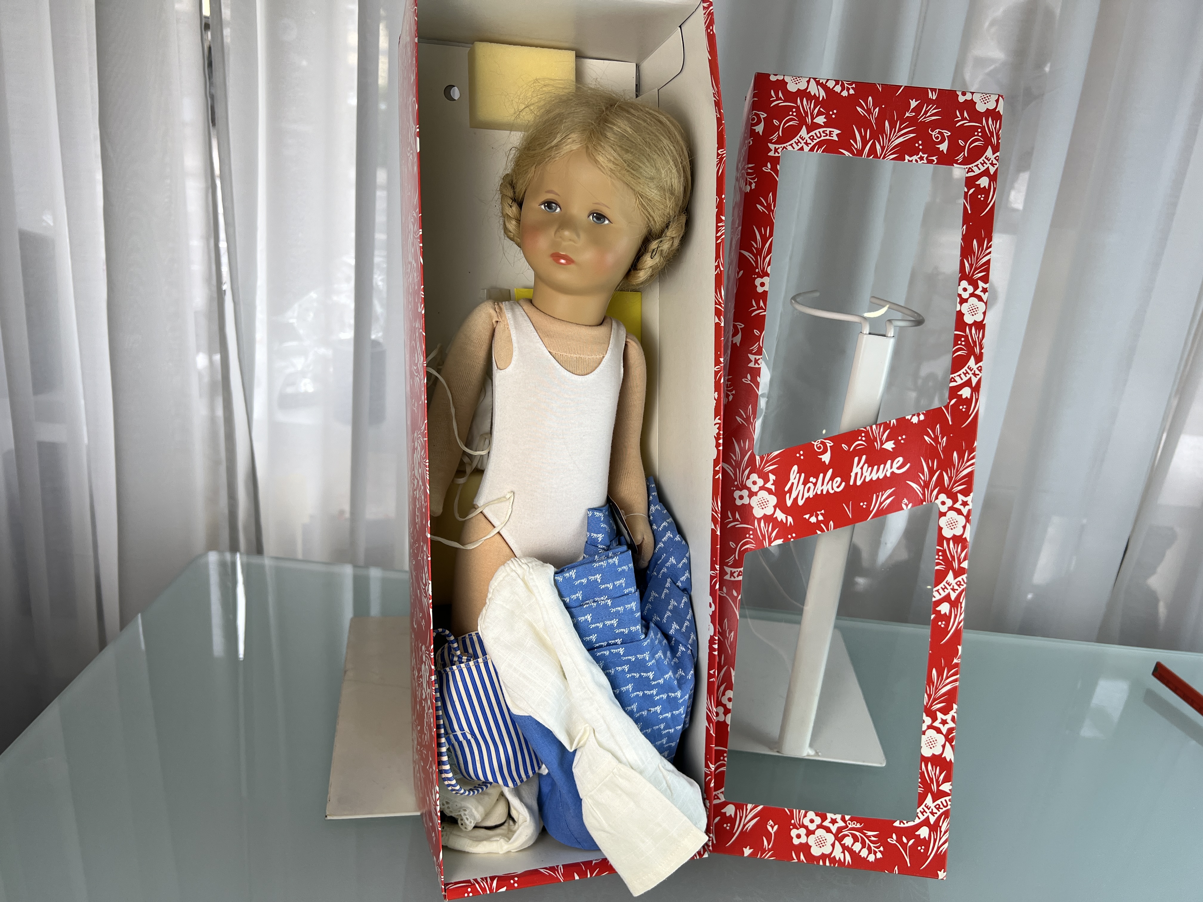 Käthe Kruse Puppe Sammler Stück 47 cm. Top Zustand.   