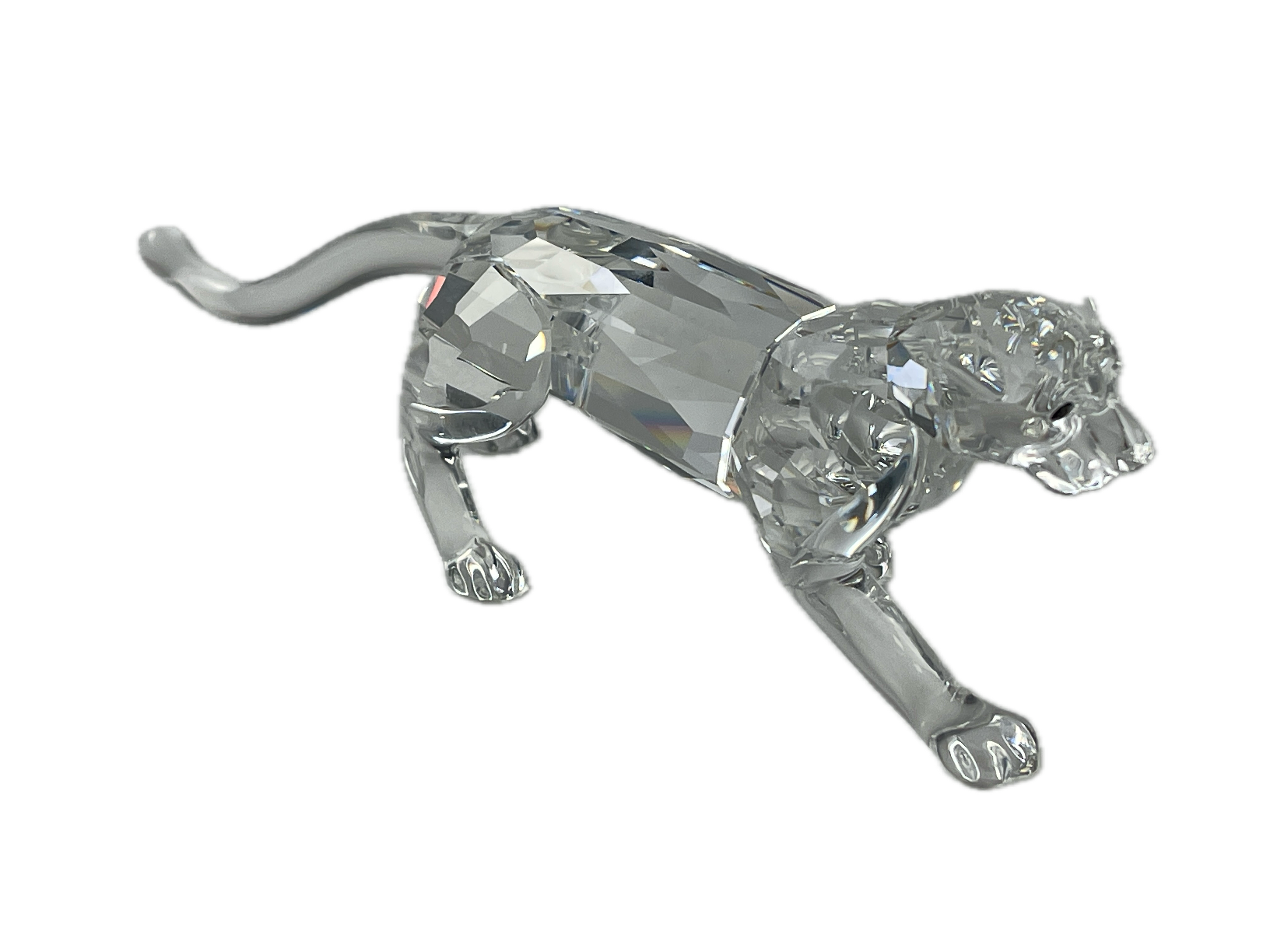 Swarovski Figur 217093 Leopard 14,5 cm. Top Zustand  