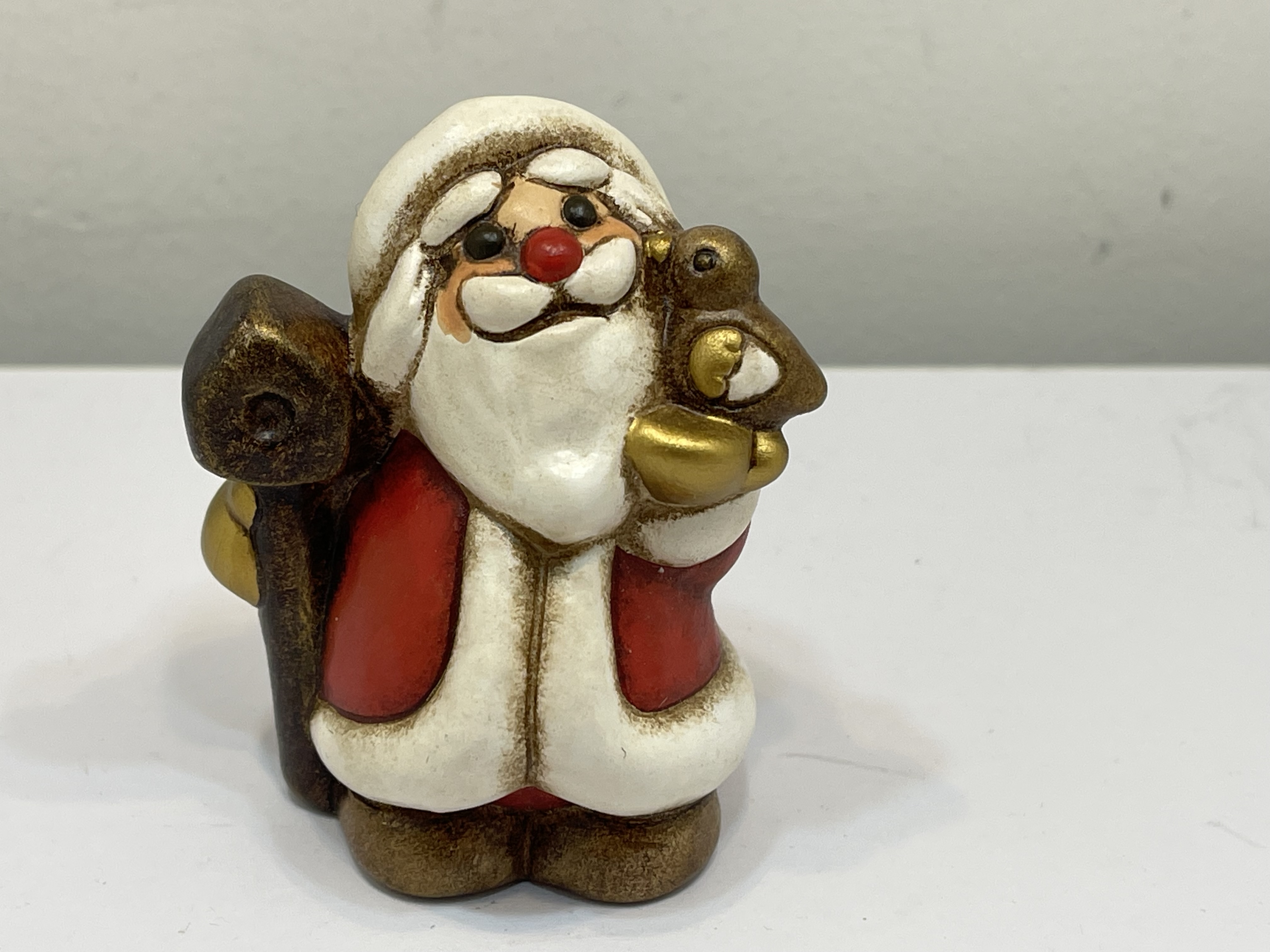 Thun Bozner Figur Sammler Weihnachtsmann 7 cm. Top Zustand.   