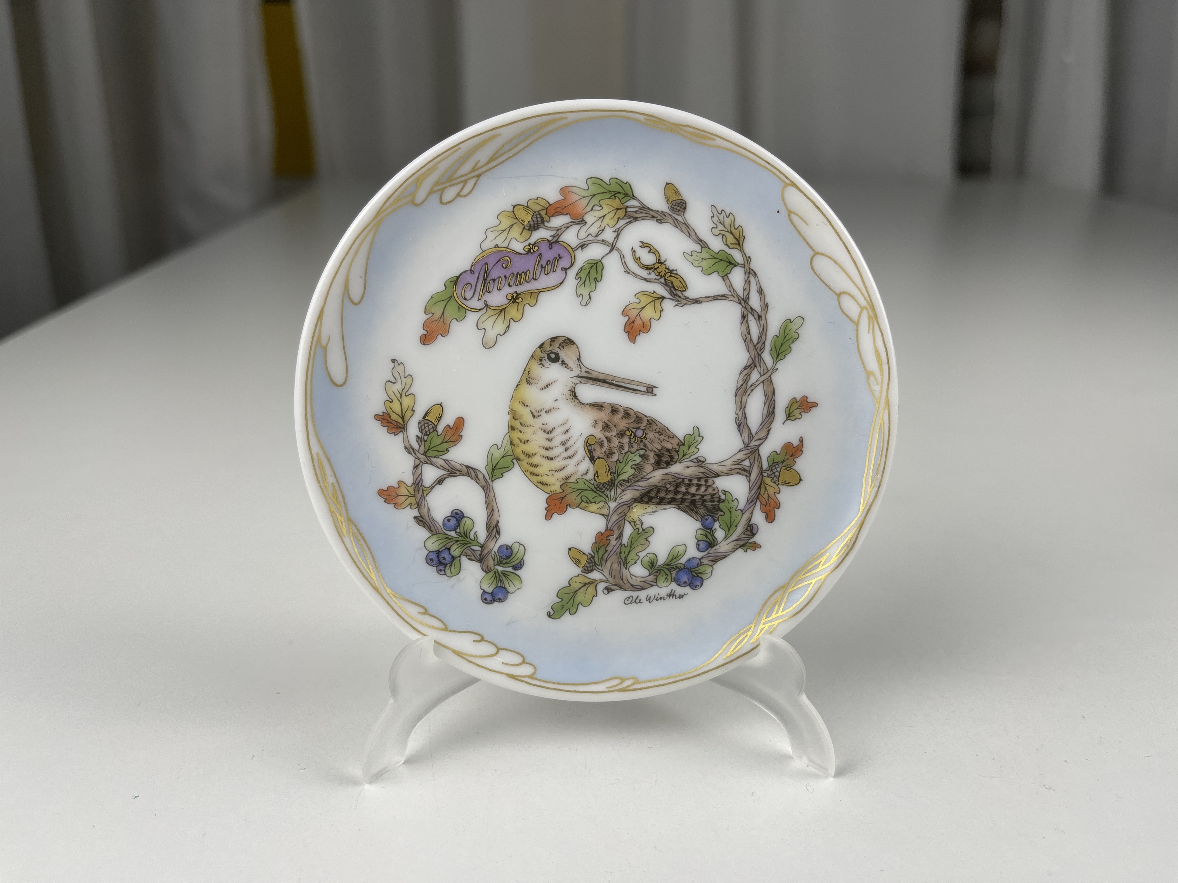 Hutschenreuther Porzellan Teller 9,5 cm Ø Top Zustand    