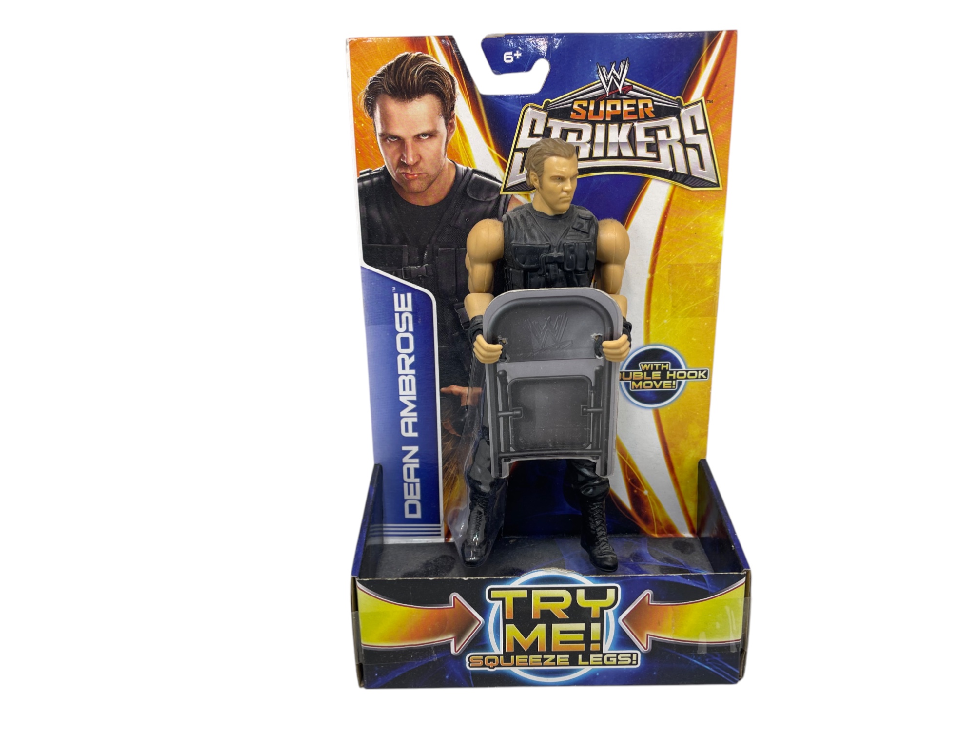 WWE SUPER STRIKERS Figur Dean Ambrose ca. 18 cm & OVP - Top Zustand  