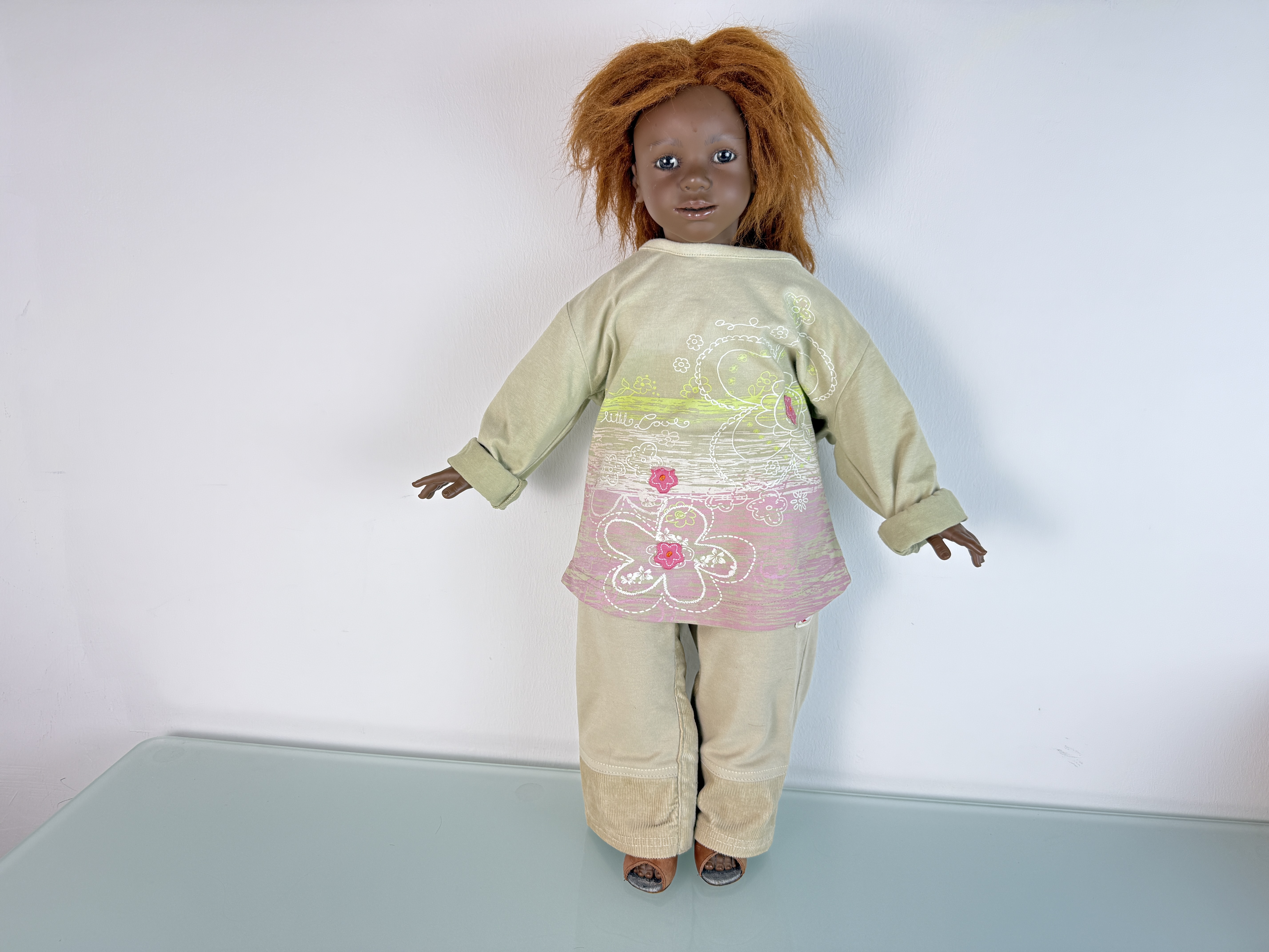 Künstlerpuppe Sammler Vinyl Puppe 67 cm. Top Zustand.   