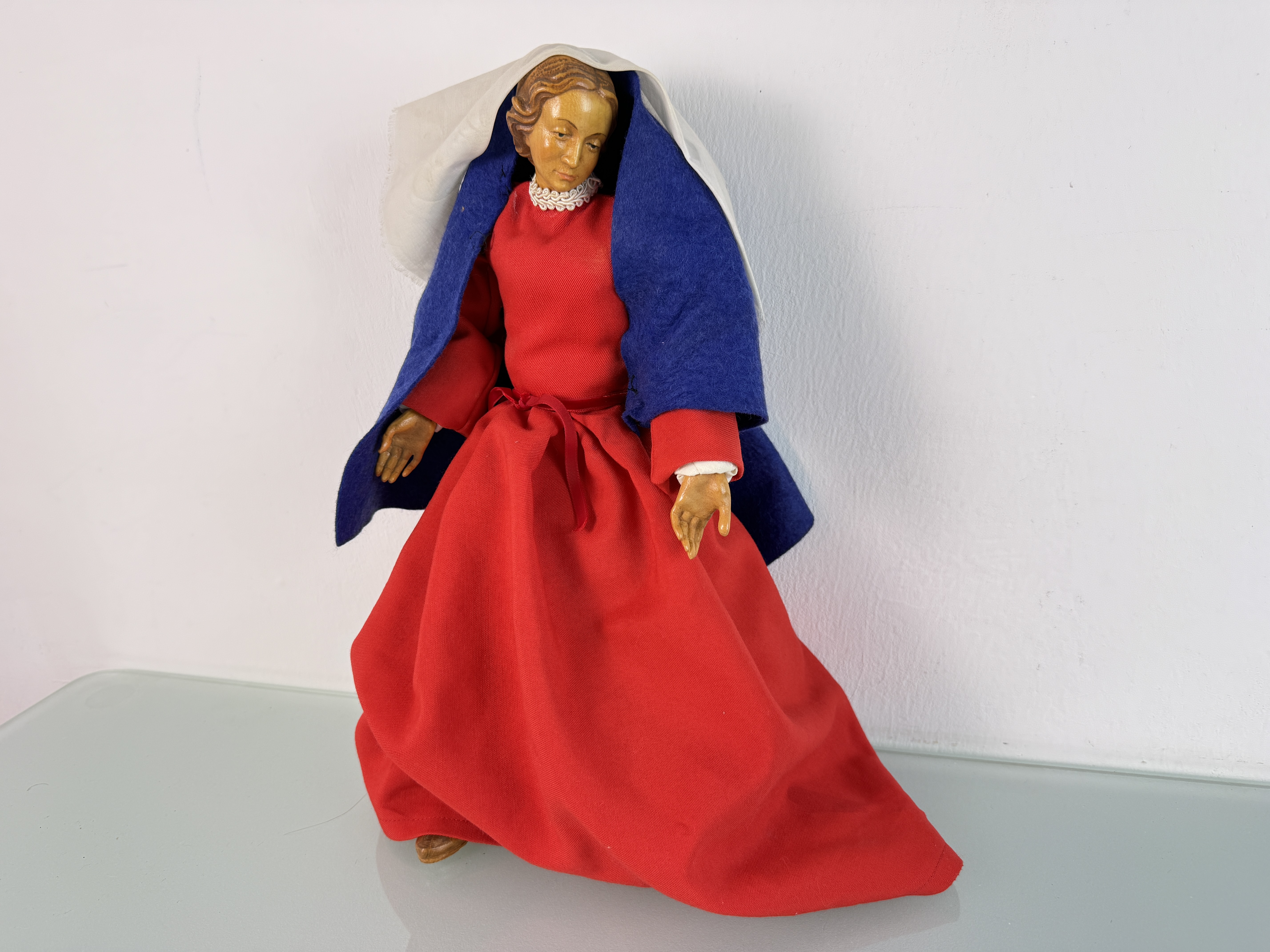 Holzkunst Figur Krippenfigur 38 cm Top Zustand     
