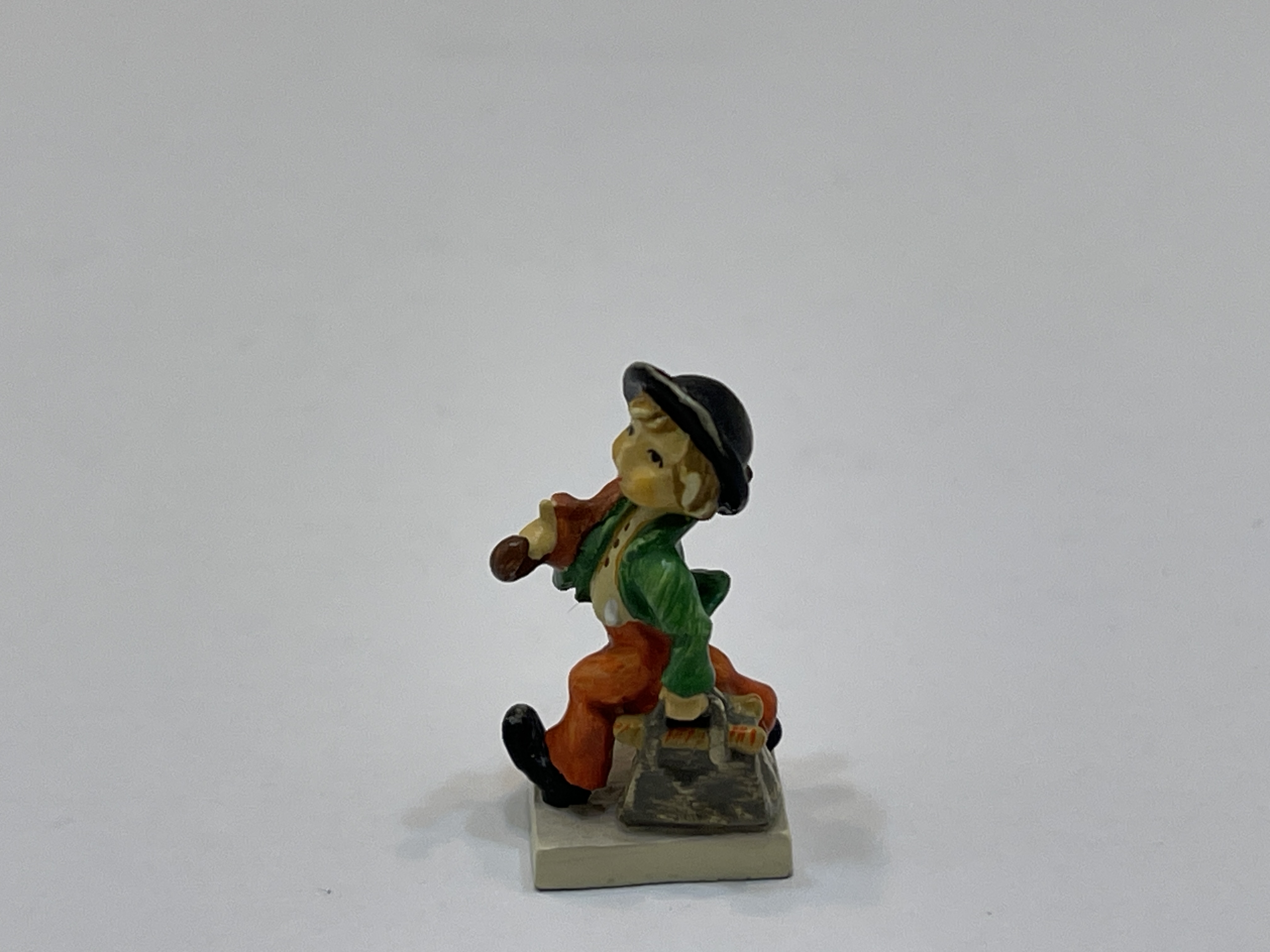 Hummel Figur Miniatur Metall Wanderbub 2,2 cm Top Zustand.  