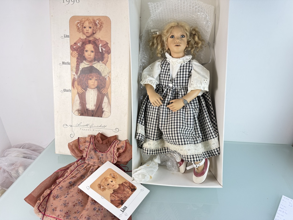 Annette Himstedt Puppe Lina 52 cm. Top Zustand.