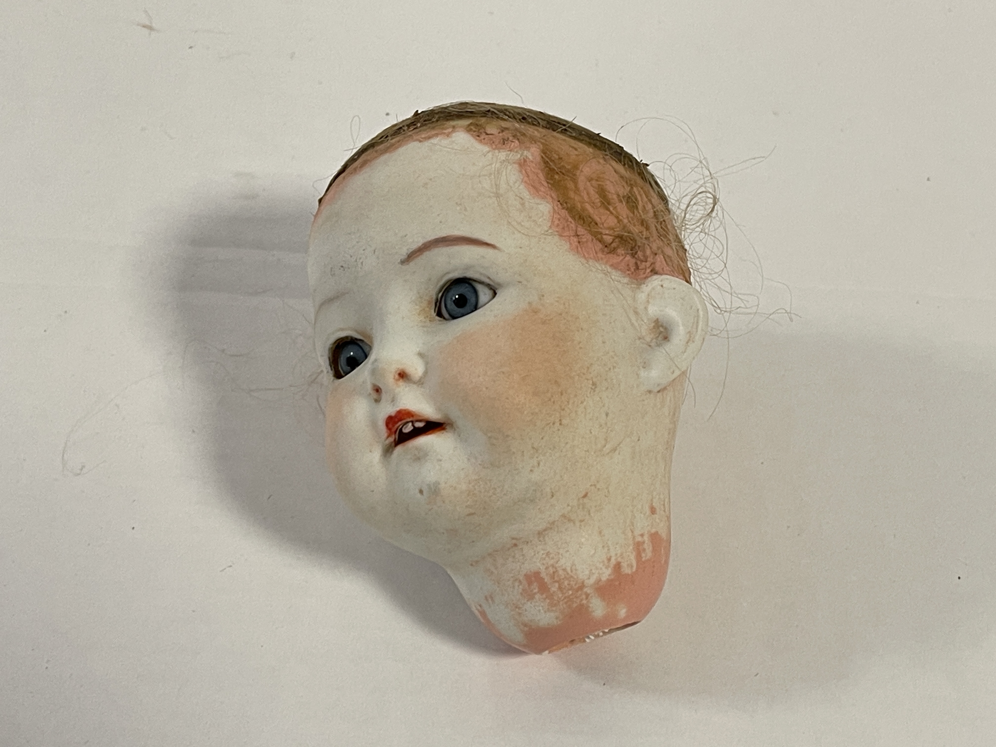 Heubach Köppelsdorf Puppenkopf Porzellan Puppe 9 cm - Zustand siehe Fotos  