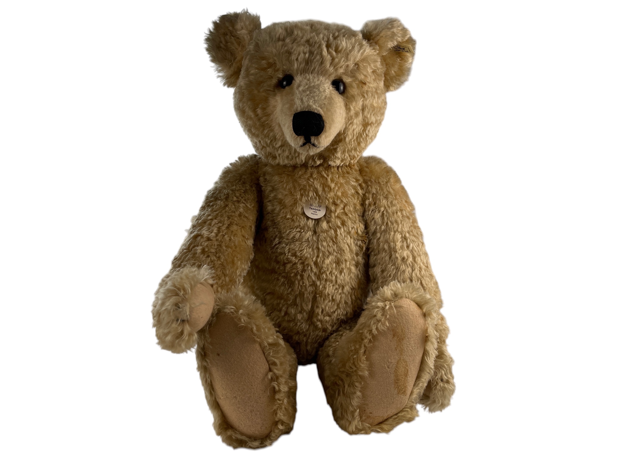 Steiff Tier Teddy Bär 406058 Replik 1909 Bär 65 cm. Zustand  siehe Fotos