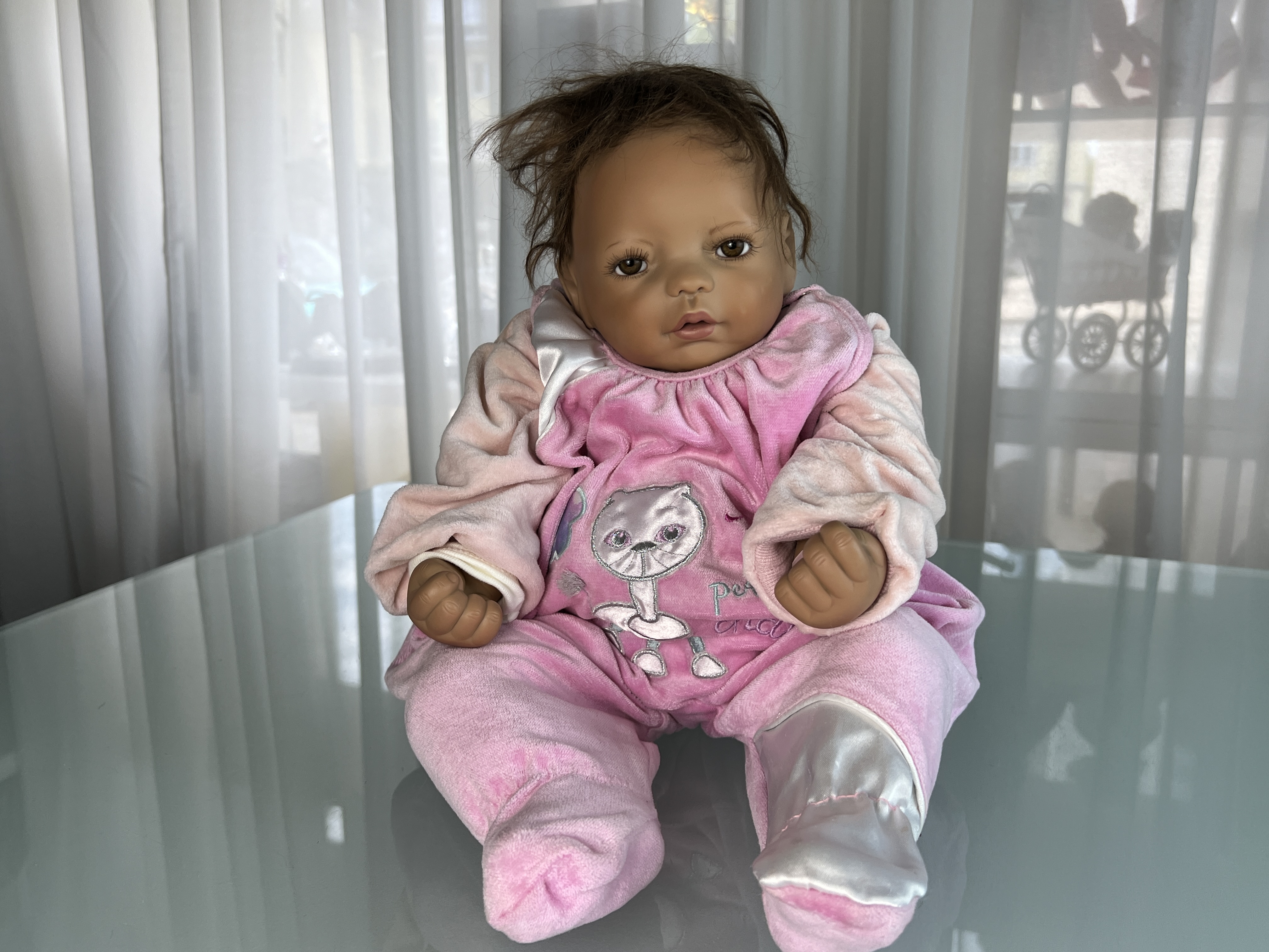 Künstlerpuppe Sammler Sigikid Vinyl Puppe 54 cm Top Zustand   
