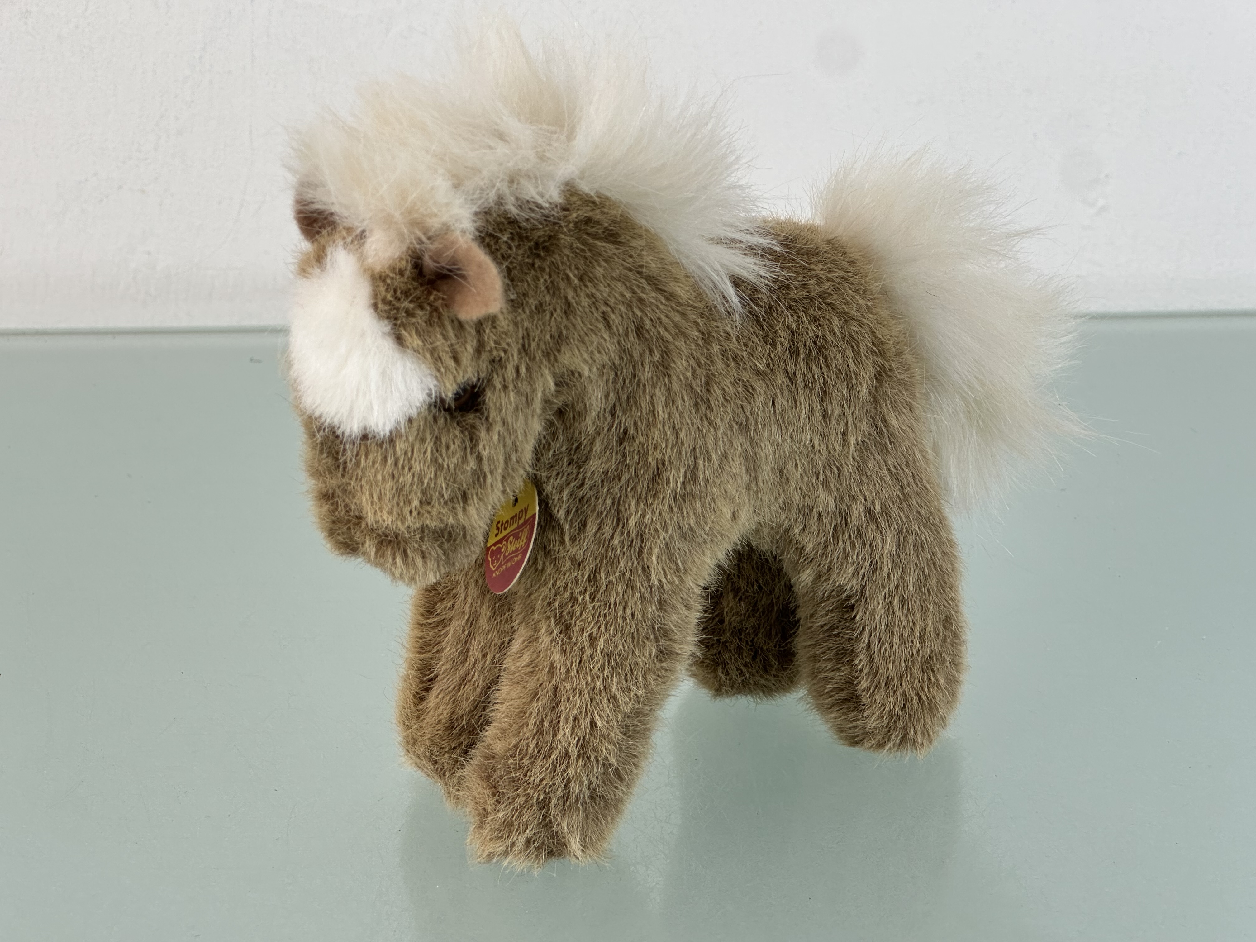 Steiff Tier 1516/14 Stompy 14 cm. Top Zustand ohne Knopf & Fahne