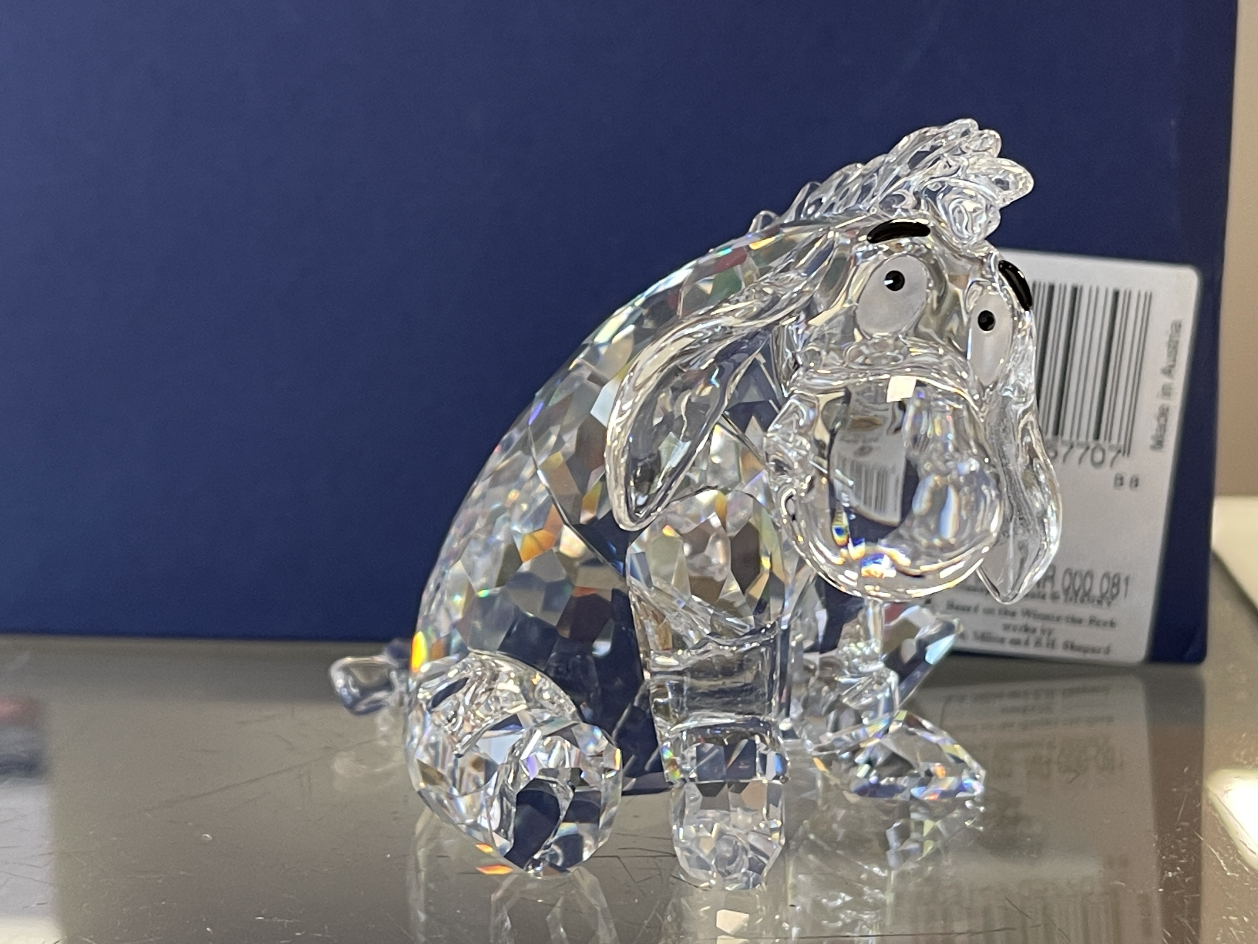 Swarovski Figur 905770 Disney I-Ah 8 cm Top Zustand Ovp Zertifikat   